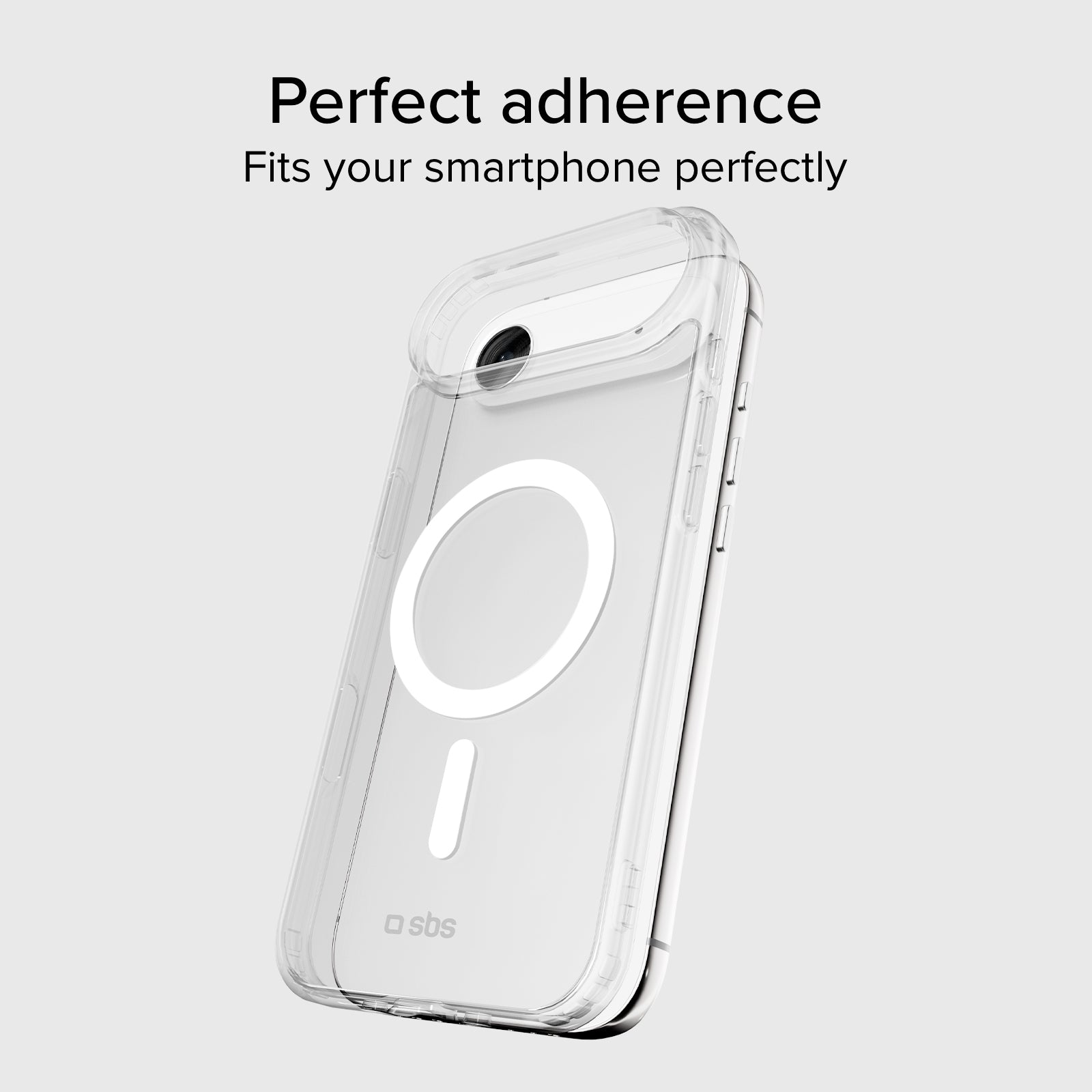 Rigid transparent case compatible with MagSafe charging for iPhone Air