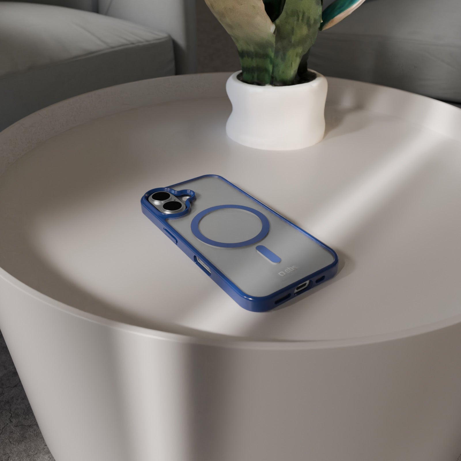 Case für iPhone 16 mit farbigen Rändern, kompatibel mit MagSafe Aufladung