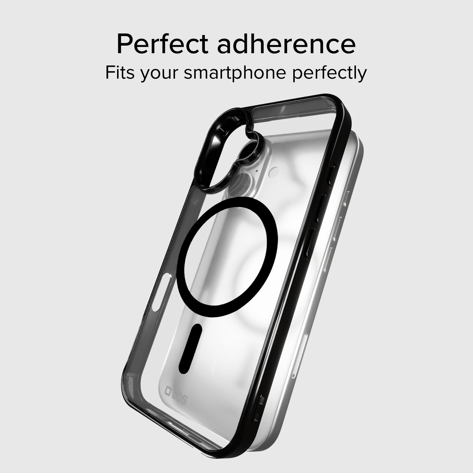 Case für iPhone 16 mit farbigen Rändern, kompatibel mit MagSafe Aufladung