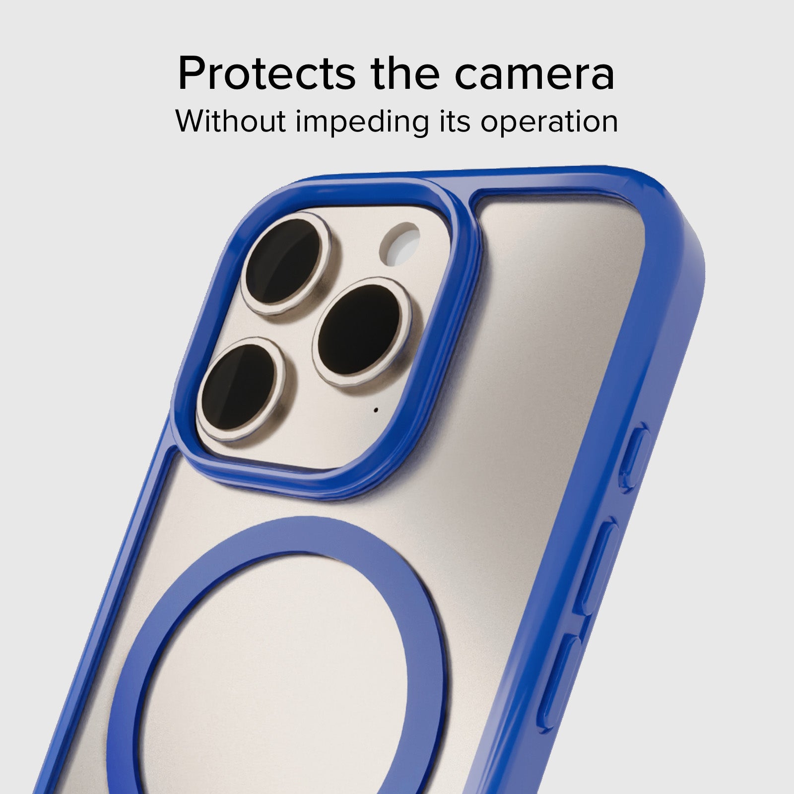 Case für iPhone 16 Pro mit farbigen Rändern, kompatibel mit MagSafe Aufladung
