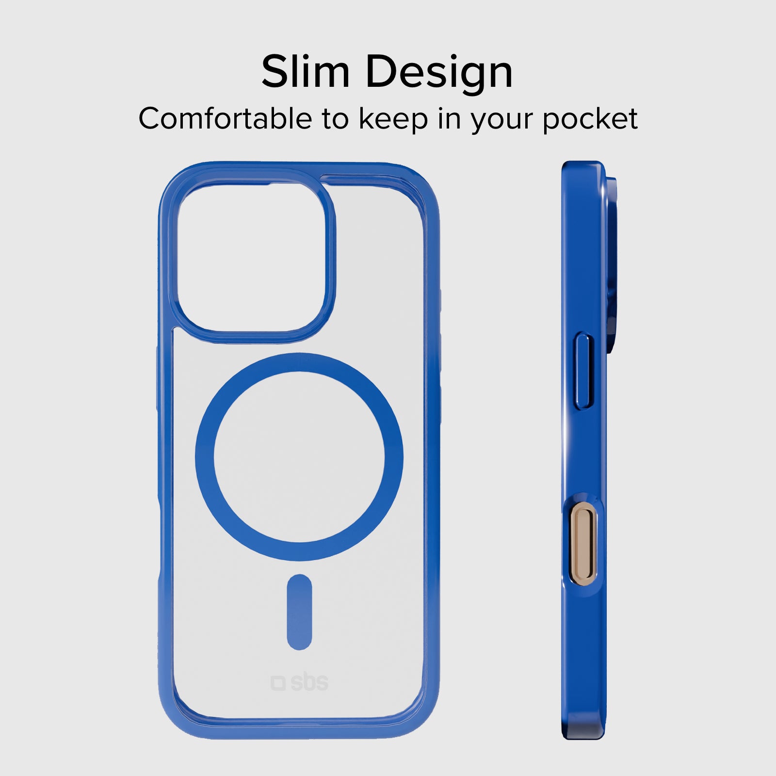 Case für iPhone 16 Pro mit farbigen Rändern, kompatibel mit MagSafe Aufladung