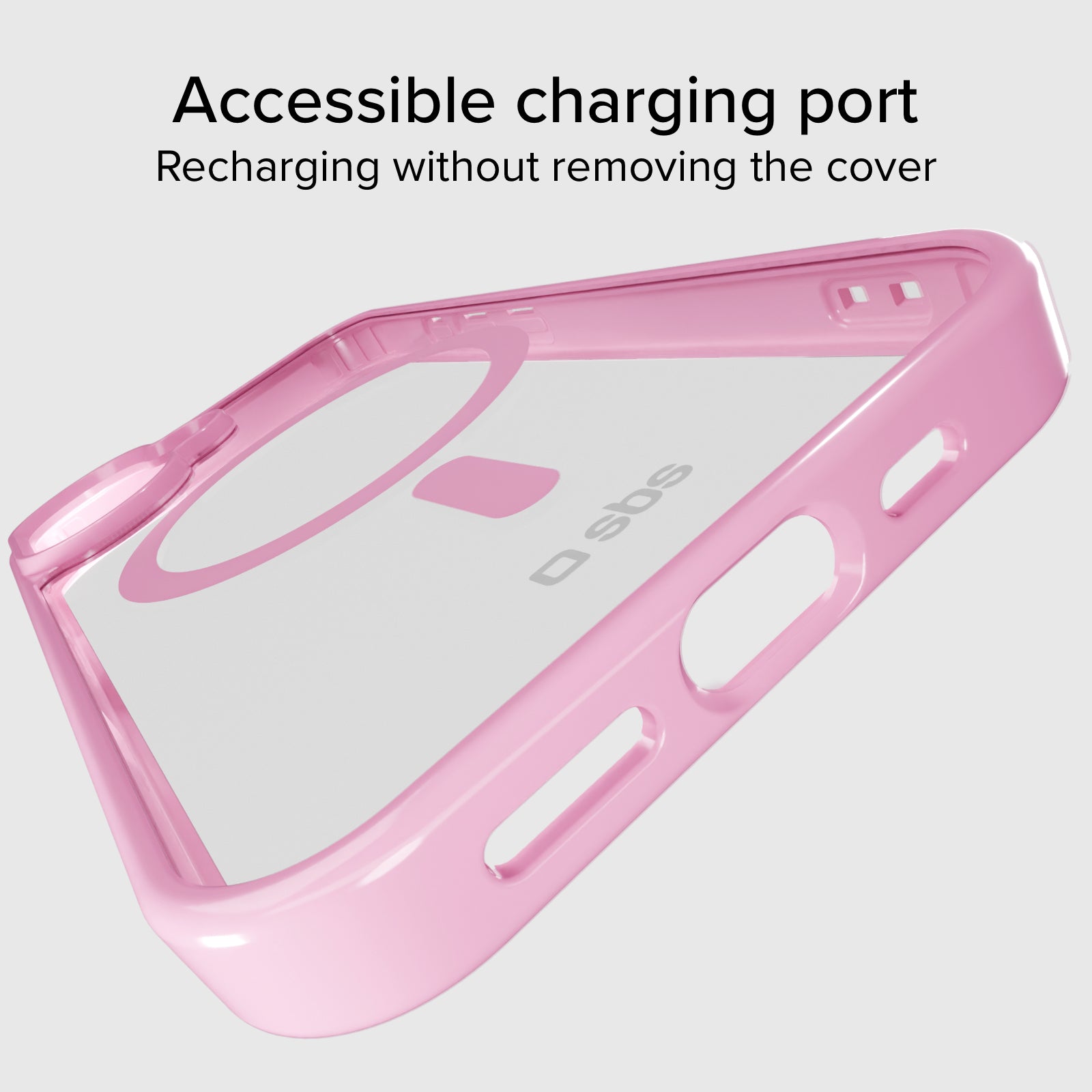 Case für iPhone 16 mit farbigen Rändern, kompatibel mit MagSafe Aufladung