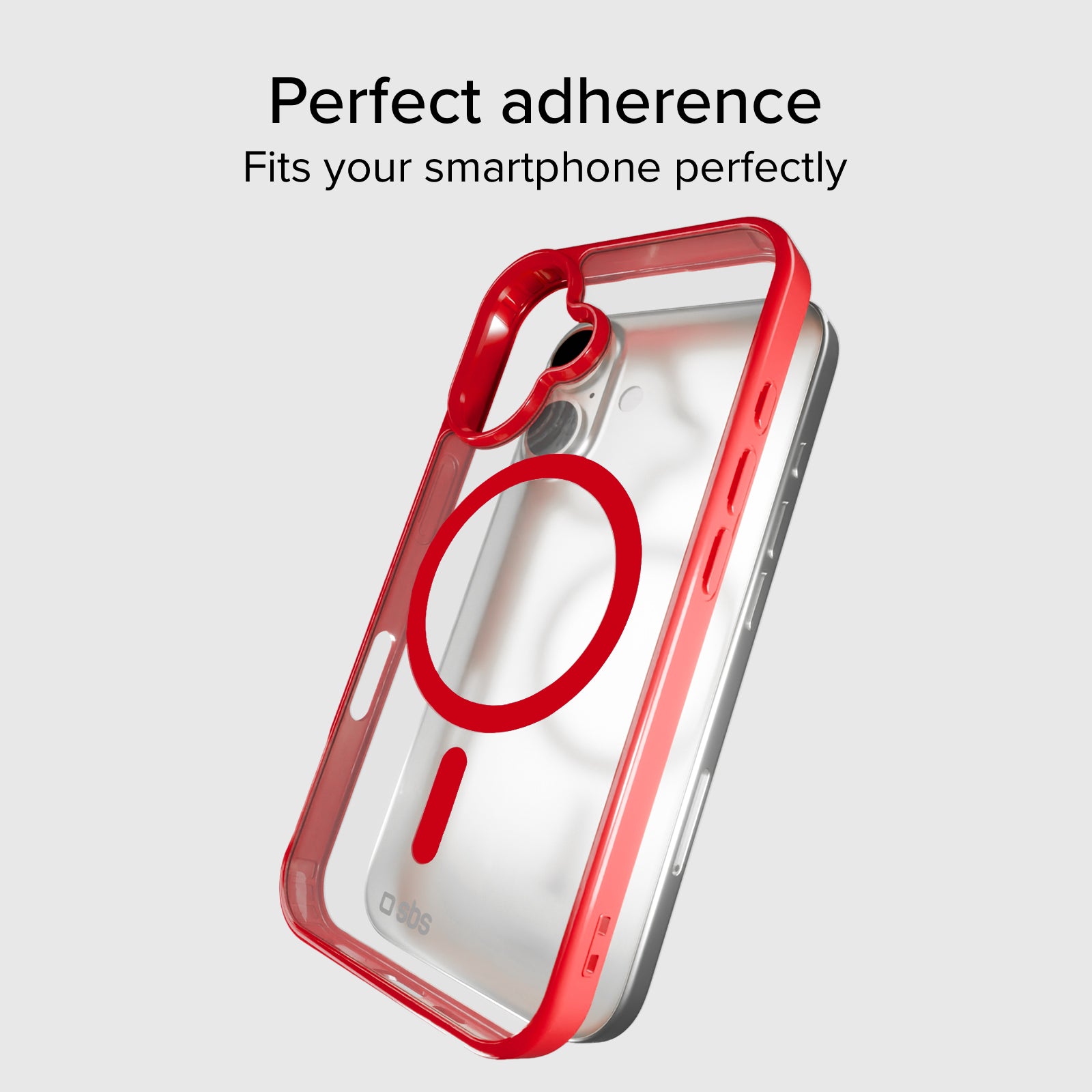 Case für iPhone 16 mit farbigen Rändern, kompatibel mit MagSafe Aufladung