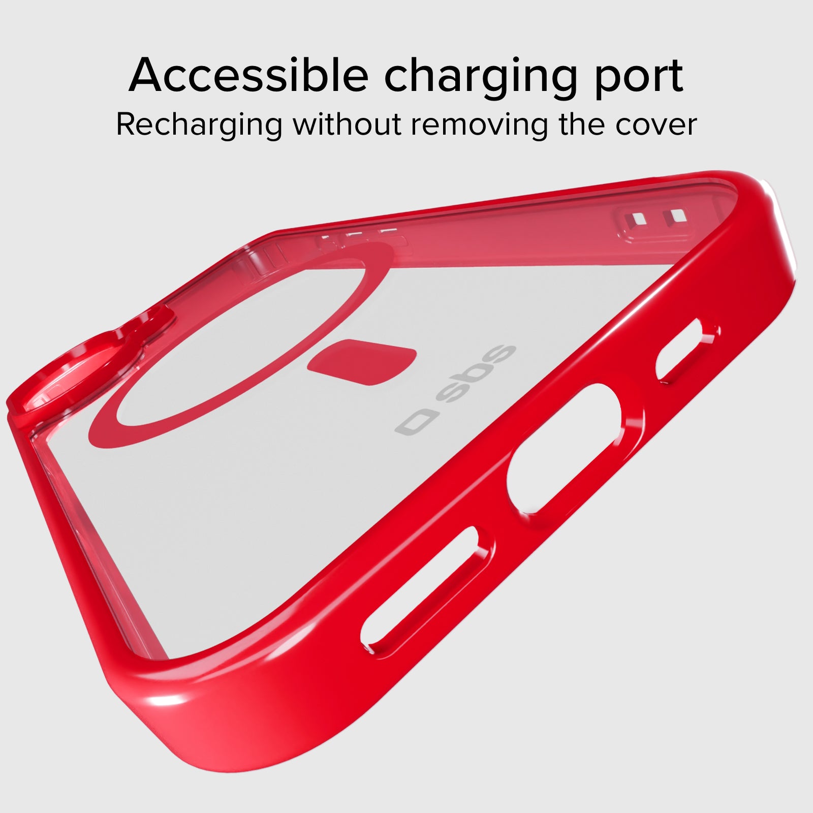 Case für iPhone 16 mit farbigen Rändern, kompatibel mit MagSafe Aufladung