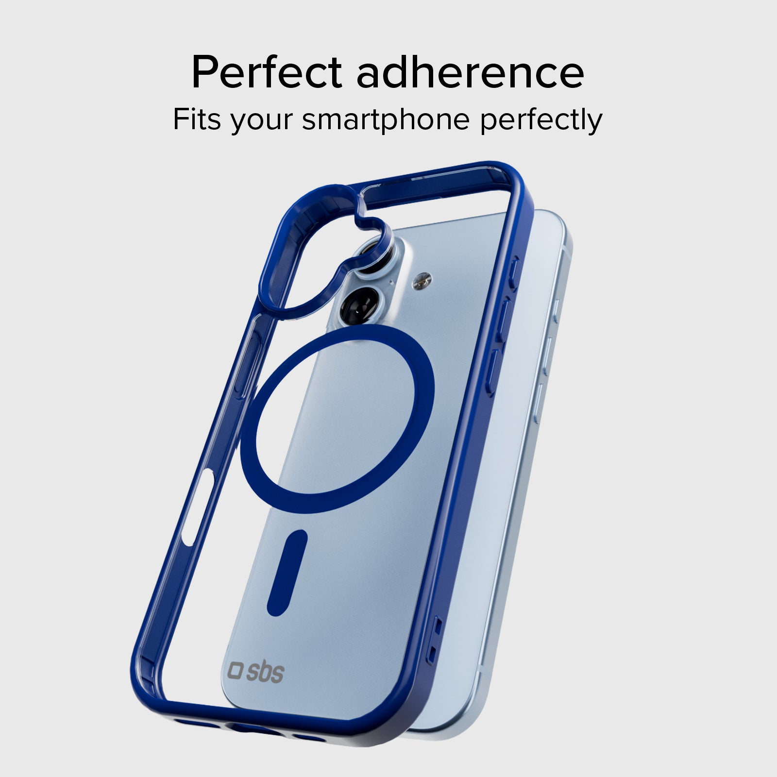 Cover for iPhone 17 with coloured edges compatible with MagSafe charging
