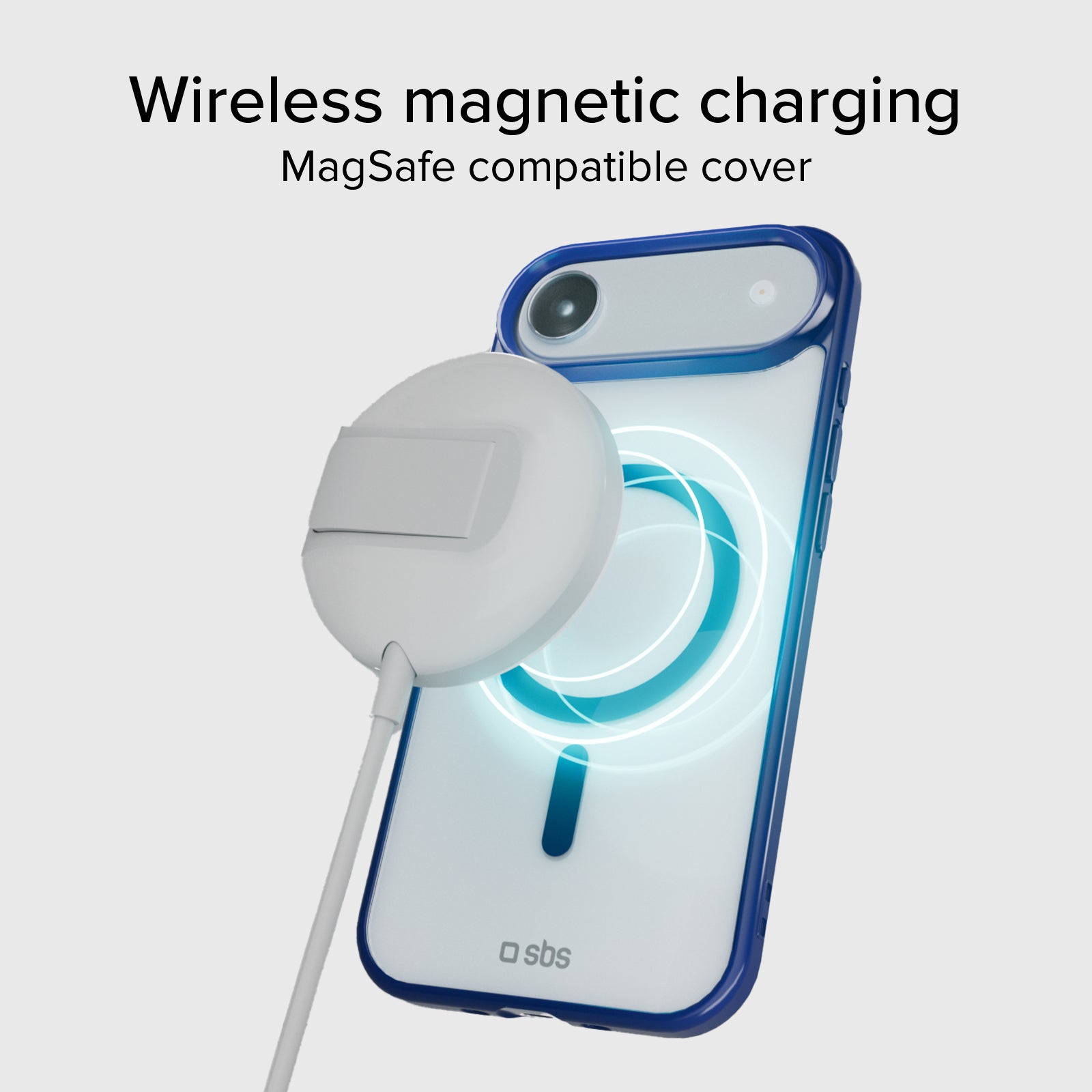 Cover for iPhone Air with coloured edges compatible with MagSafe charging