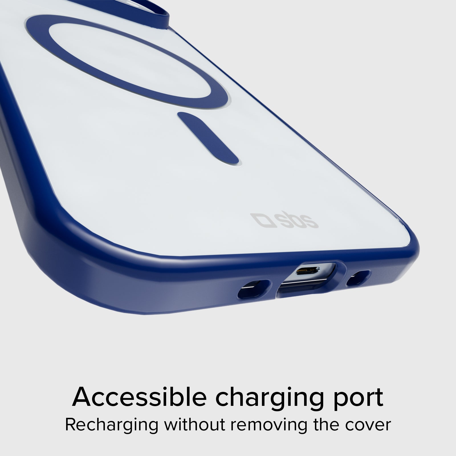 Cover for iPhone Air with coloured edges compatible with MagSafe charging