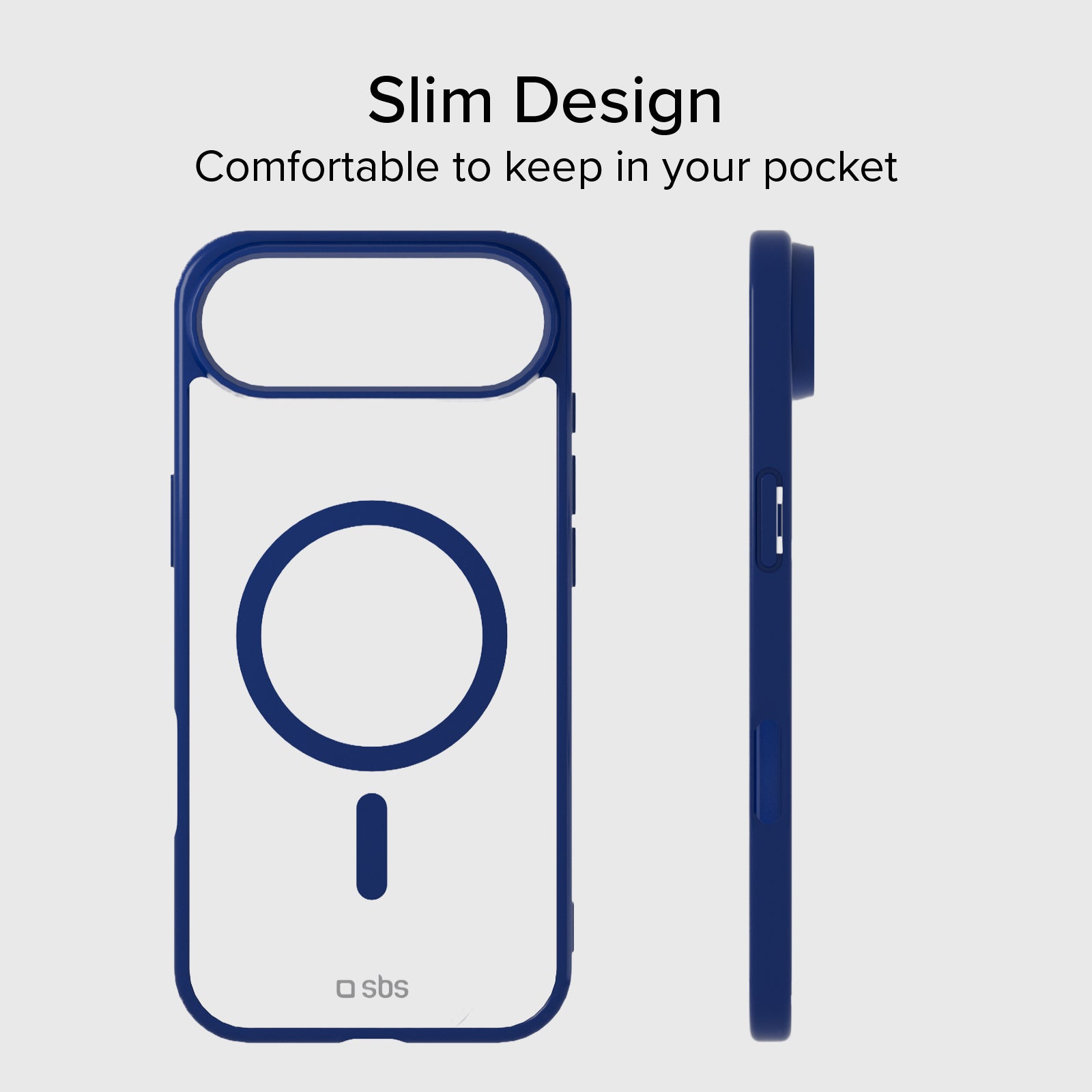 Cover for iPhone Air with coloured edges compatible with MagSafe charging