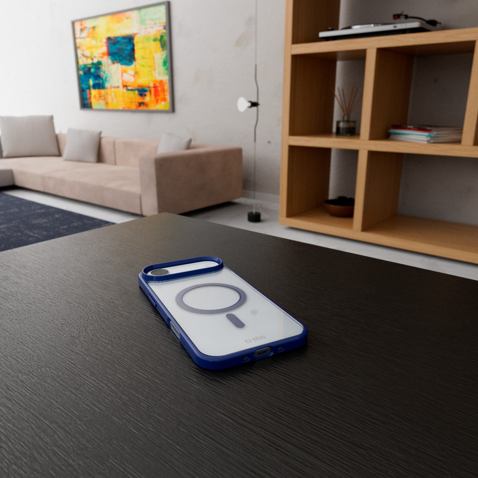 Cover for iPhone Air with coloured edges compatible with MagSafe charging