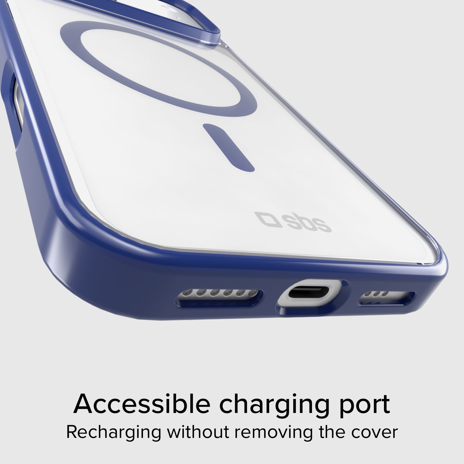 Cover for iPhone 17 Pro Max with coloured edges compatible with MagSafe charging