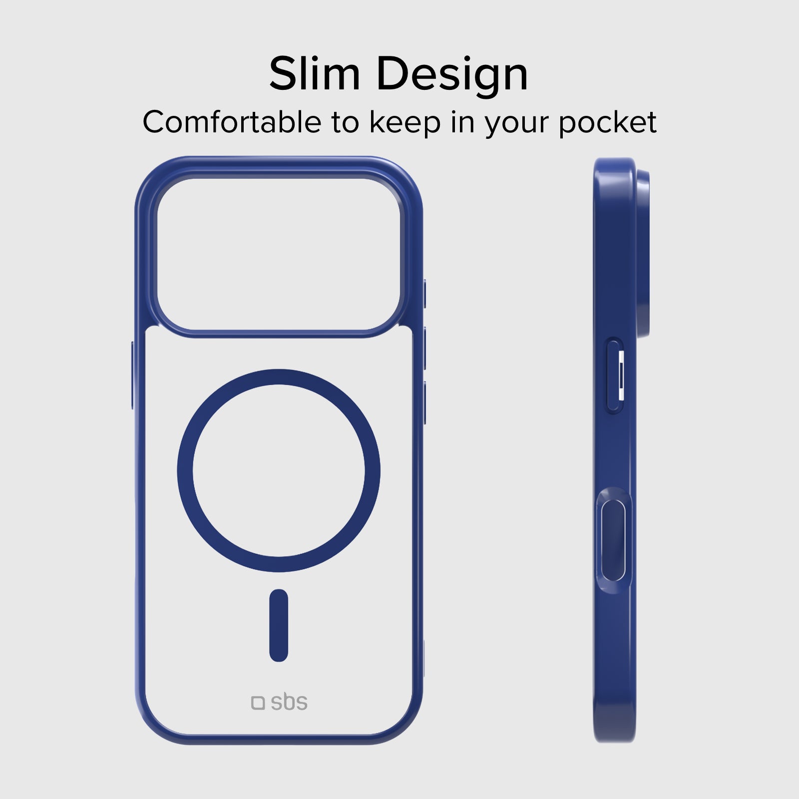 Cover for iPhone 17 Pro Max with coloured edges compatible with MagSafe charging