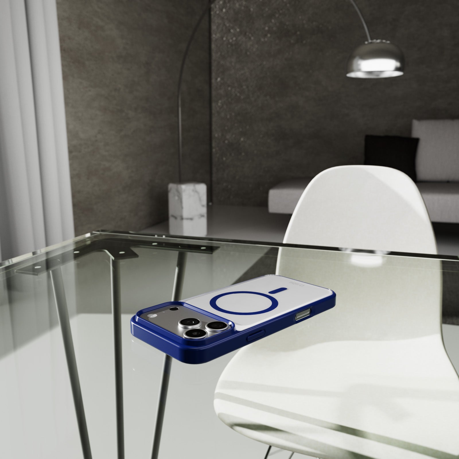 Cover for iPhone 17 Pro Max with coloured edges compatible with MagSafe charging