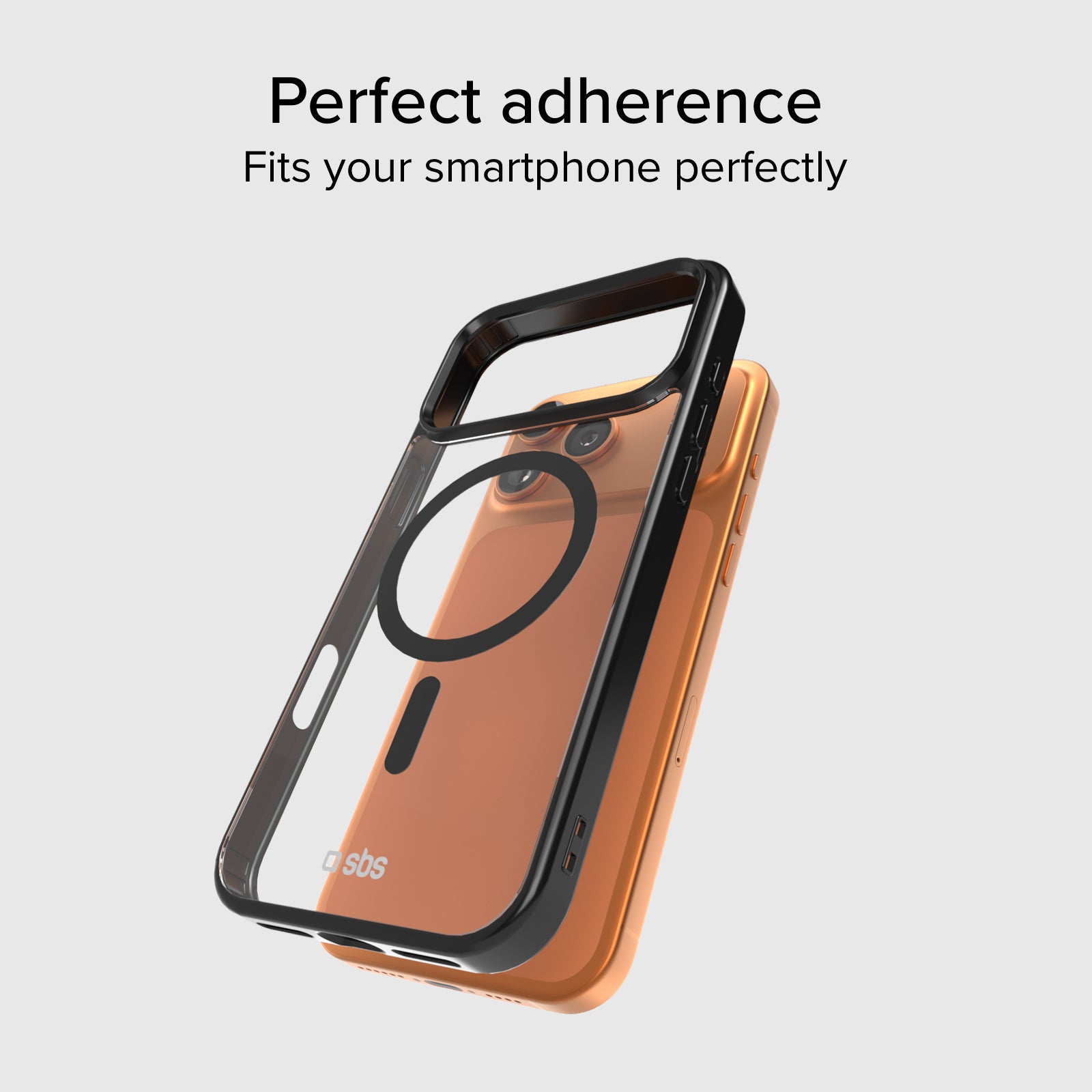 Cover for iPhone 17 Pro Max with coloured edges compatible with MagSafe charging