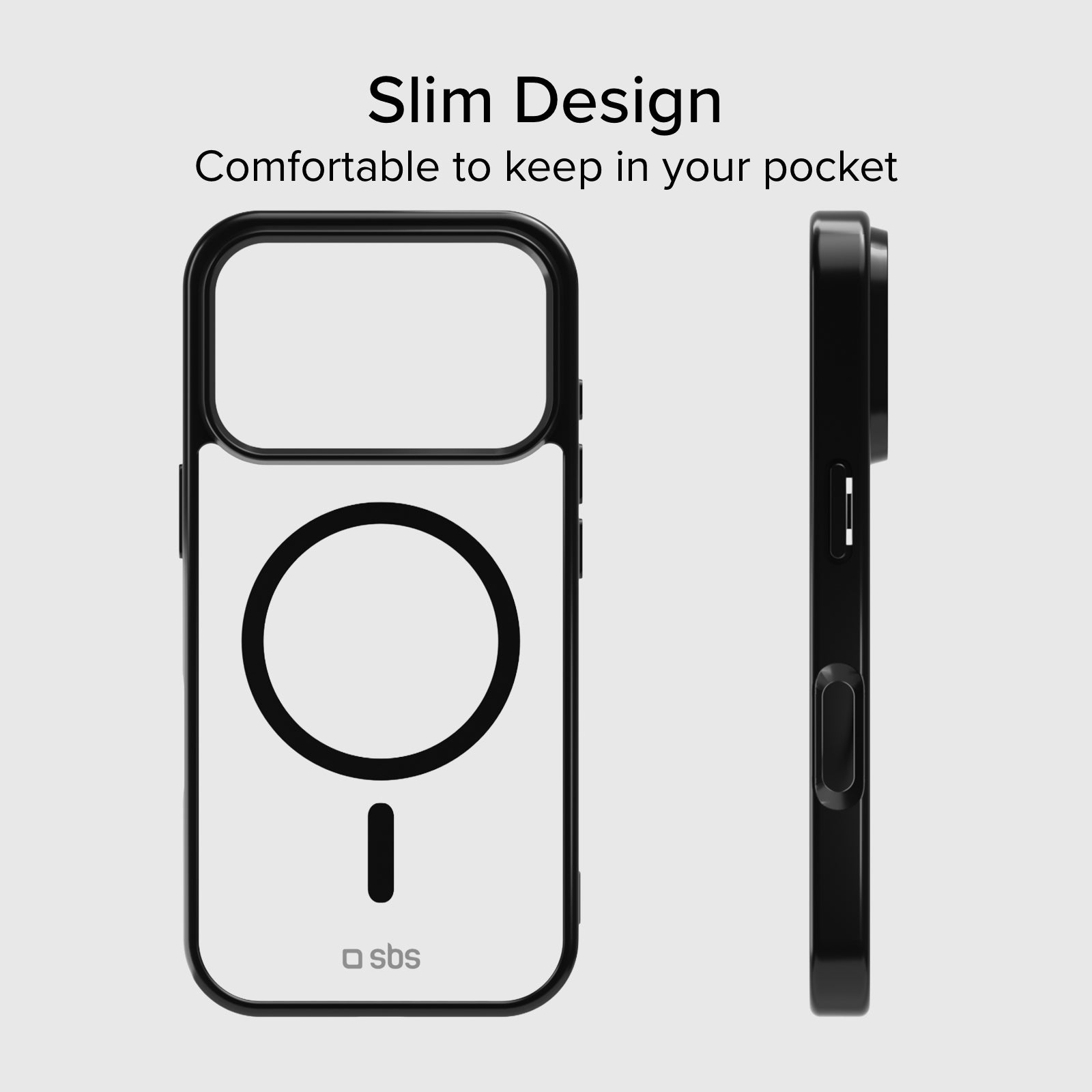 Cover for iPhone 17 Pro Max with coloured edges compatible with MagSafe charging
