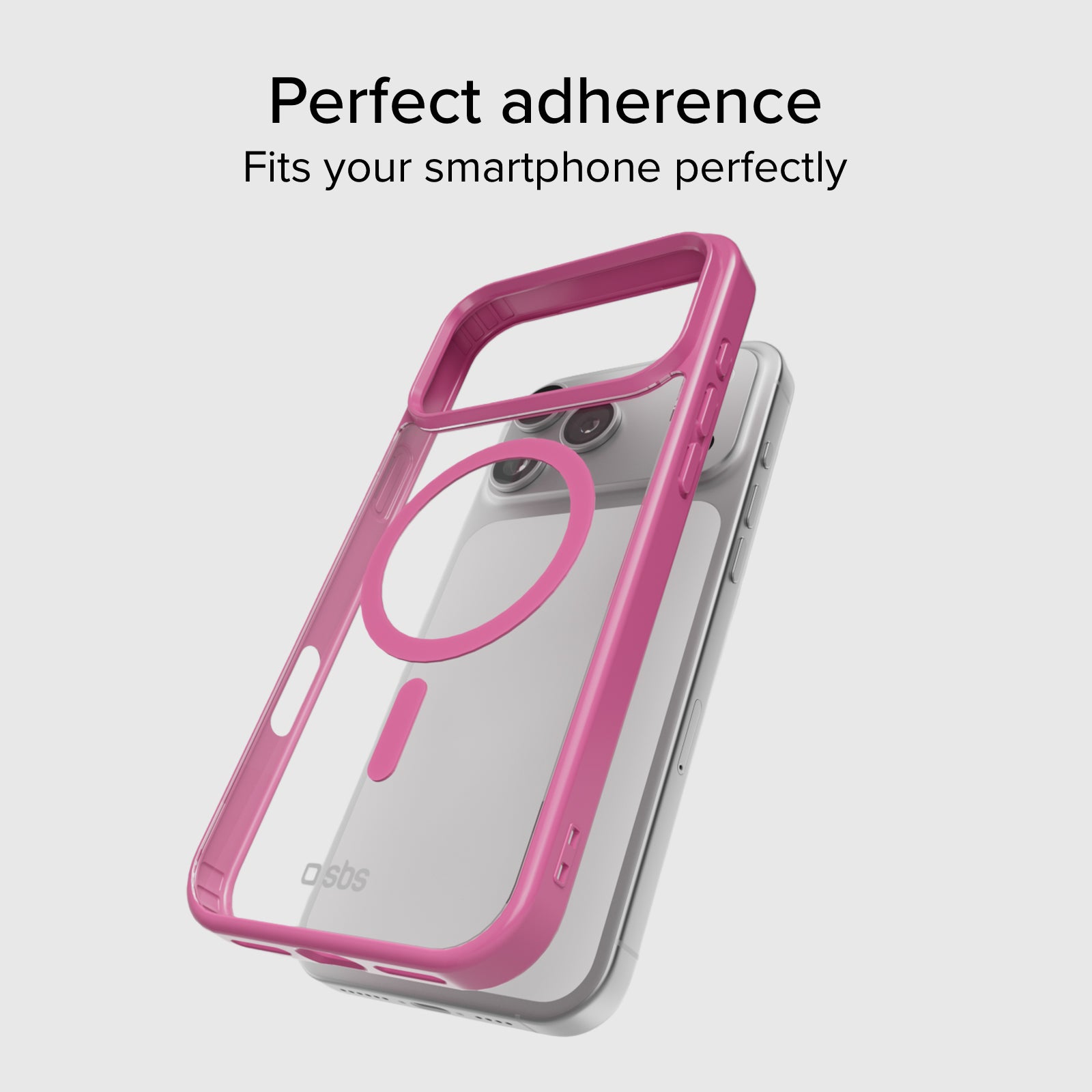 Cover for iPhone 17 Pro Max with coloured edges compatible with MagSafe charging