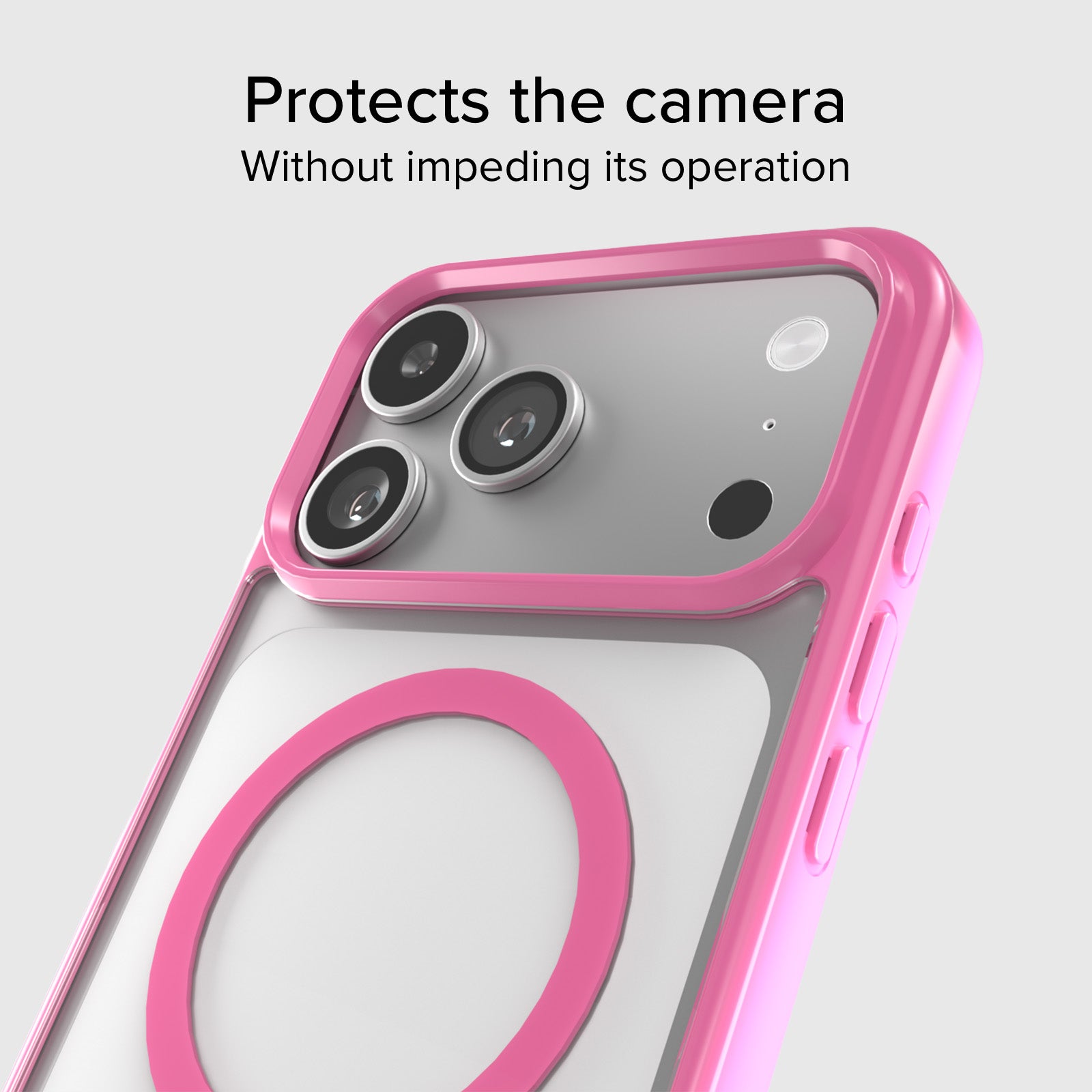 Cover for iPhone 17 Pro Max with coloured edges compatible with MagSafe charging