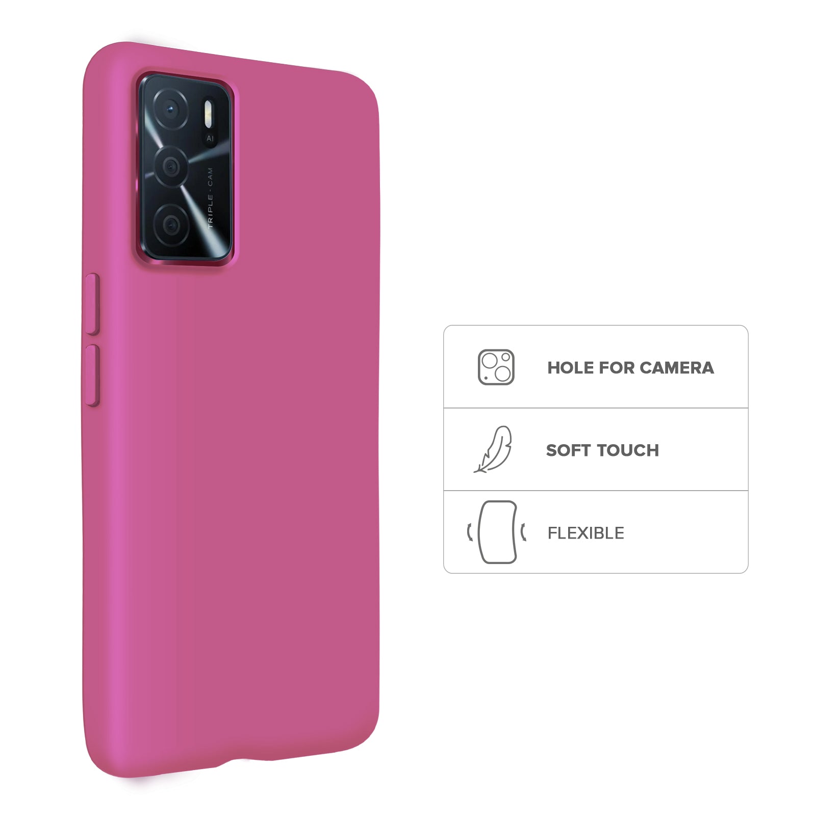 Rainbow case for Oppo A16/A16s/A54 4G