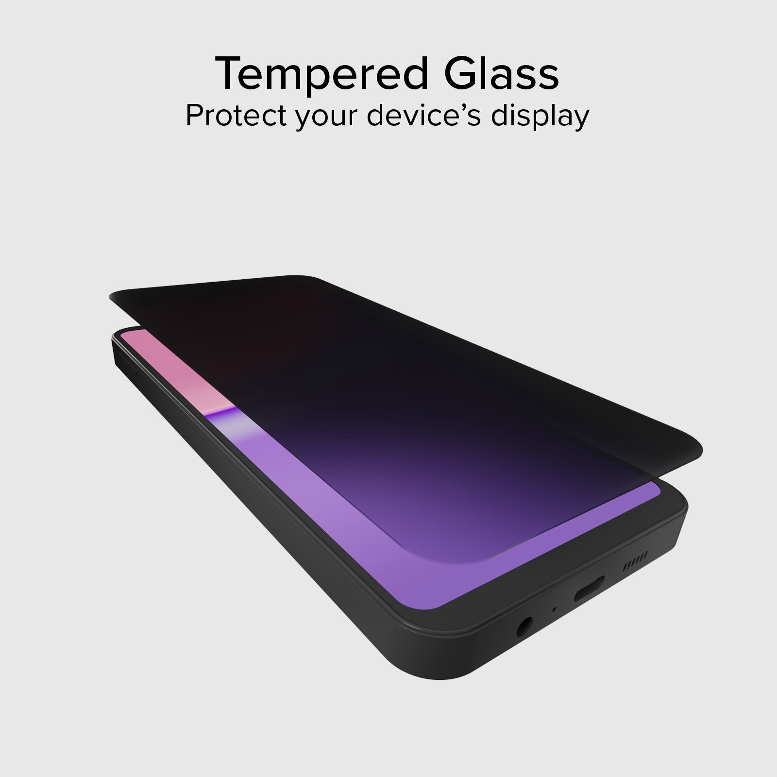 Glass screen protector Full Cover Privacy per Samsung A15