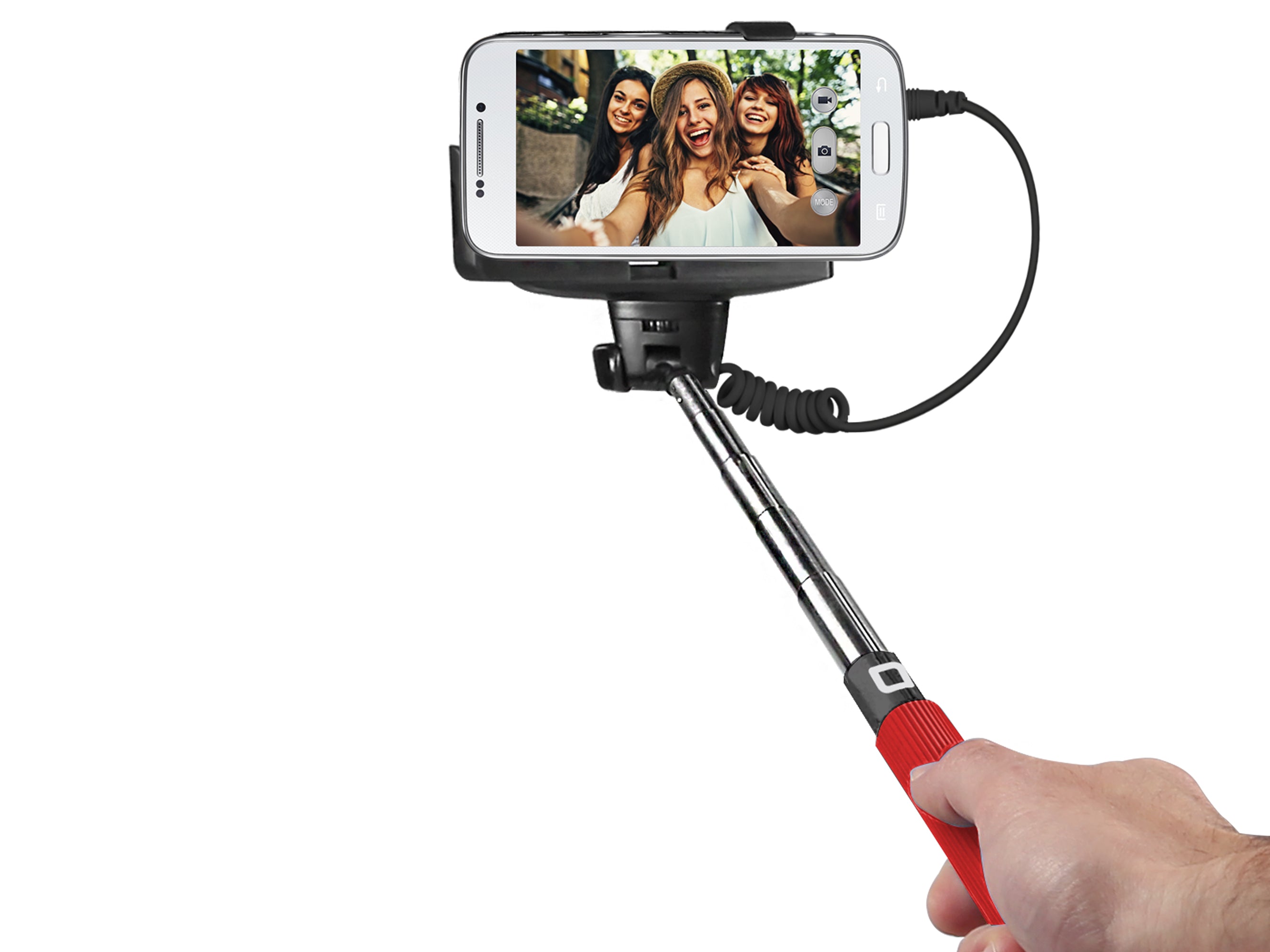 Selfie stick with jack 3,5 mm