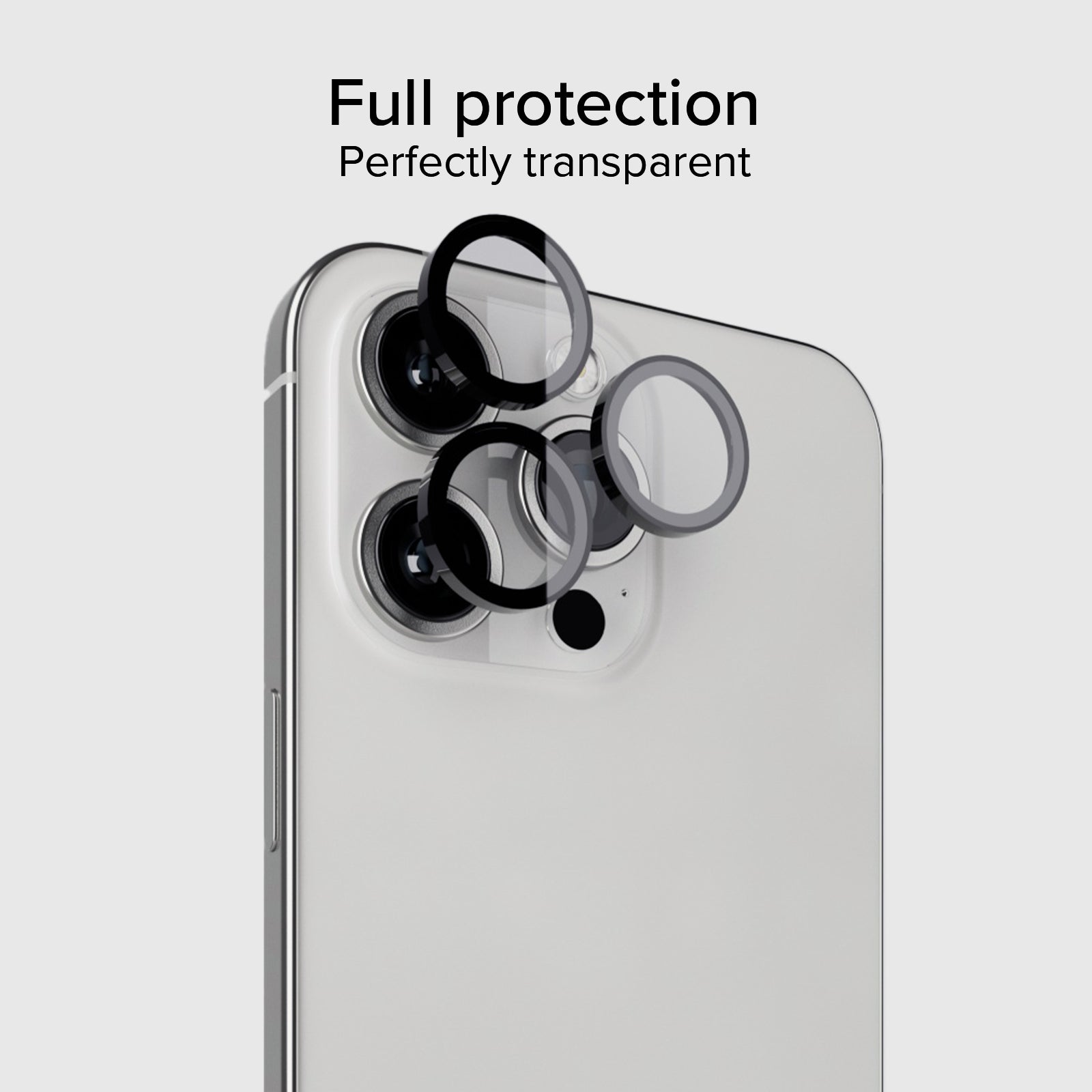 Single protective lenses for camera