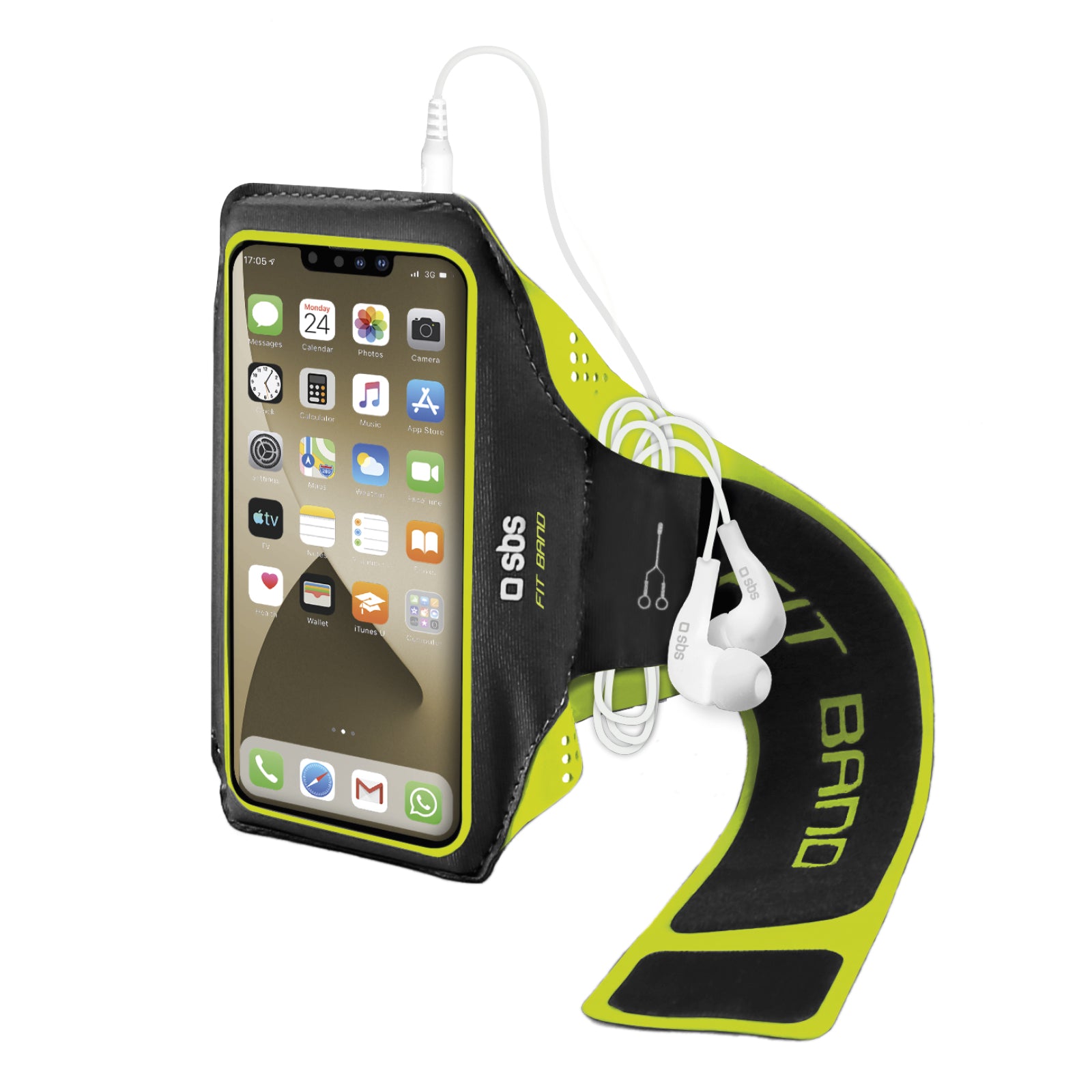 XXXL running armband for smartphones up to 6.7" with touch window
