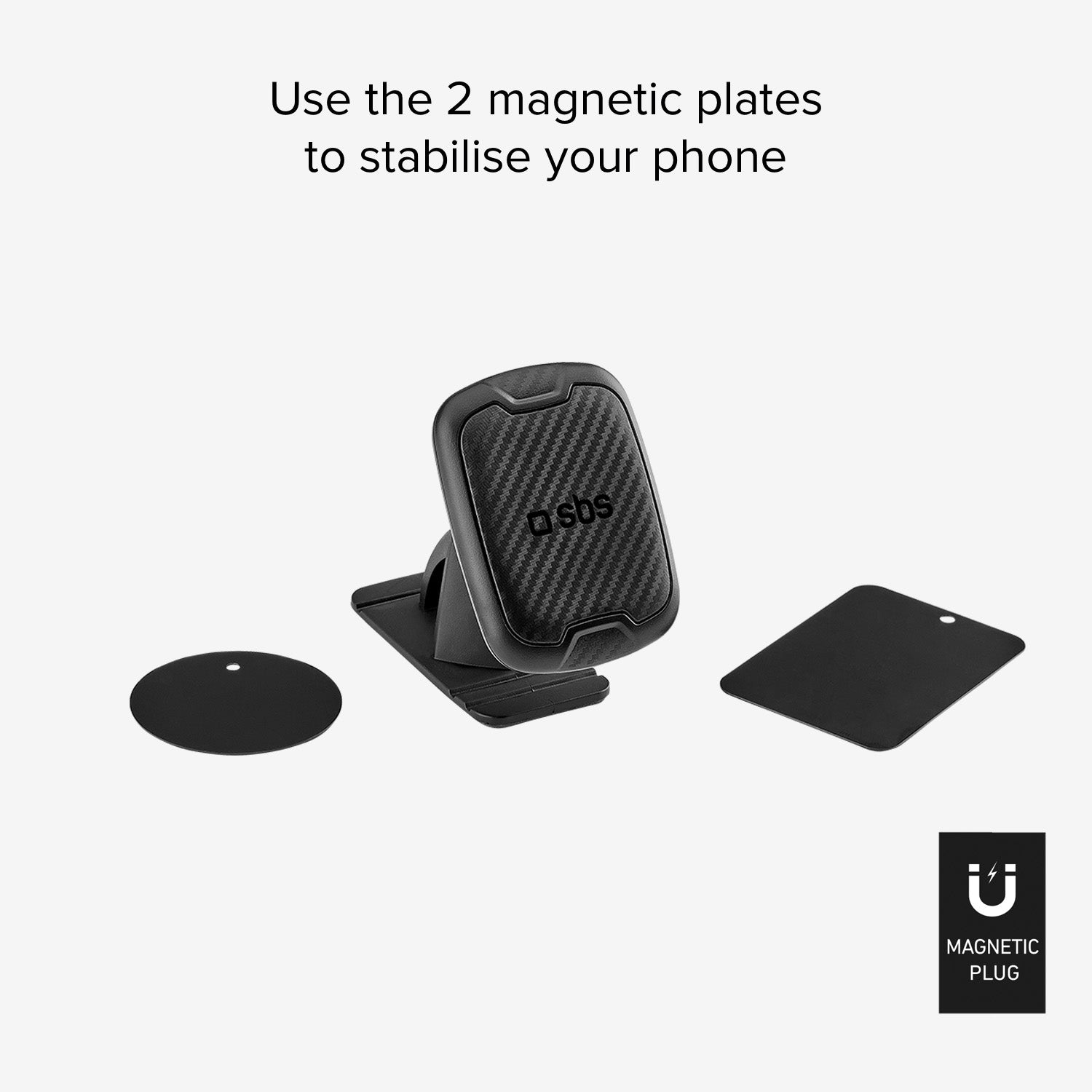 Colorado - Supporto auto magnetico per telefono con base adesiva