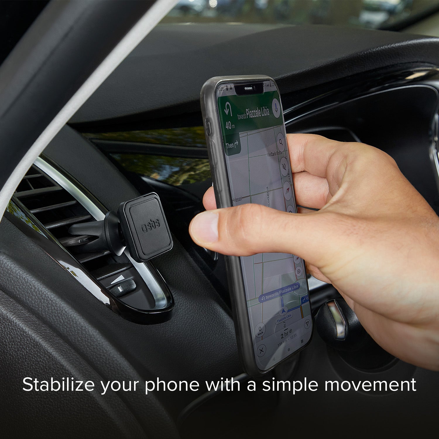 Quadratische Magnet-Autohalterung