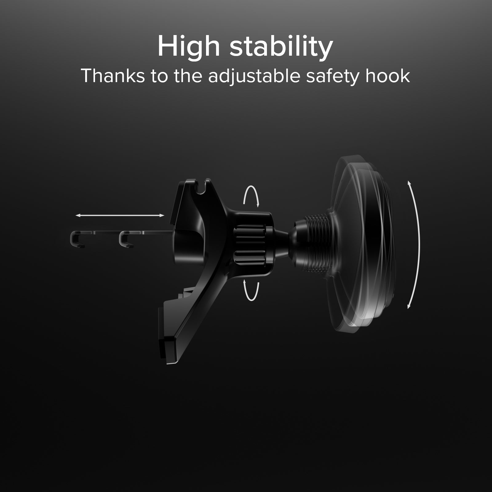 Magnetische Halterung für die Lüftungsöffnung, kompatibel mit der MagSafe-Aufladung