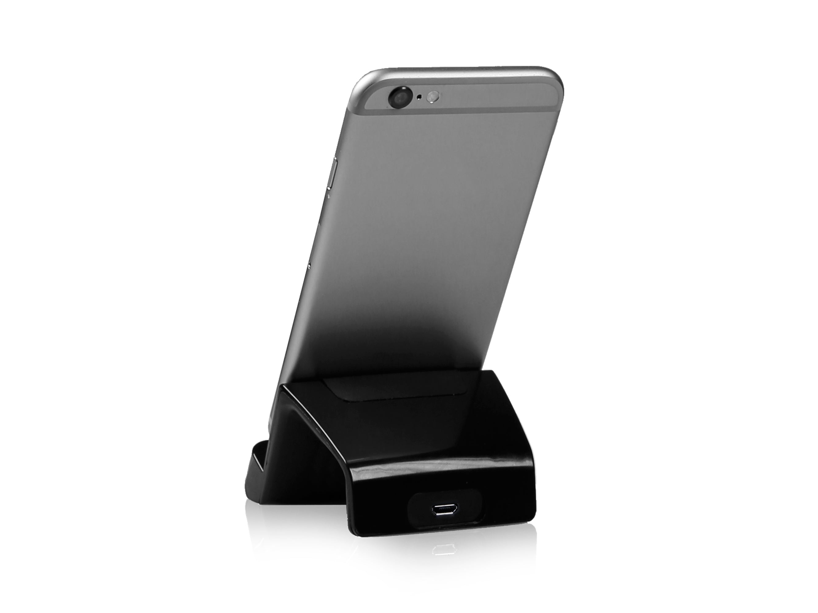 Table stand with recharge function for iPhone with Lightning connector