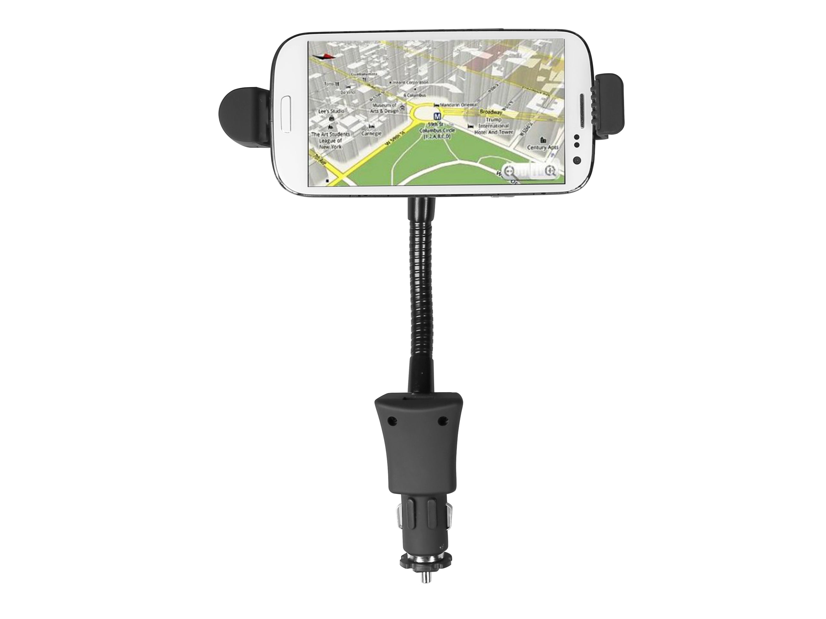 Supporto da auto micro USB per smartphone fino a 5,5"