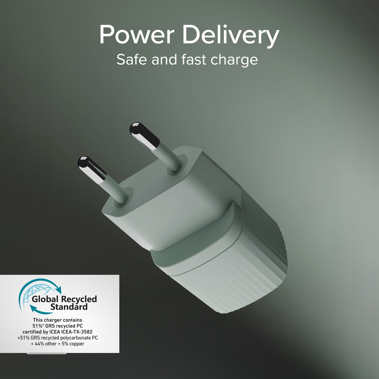 Ladegerät mit GRS-Material