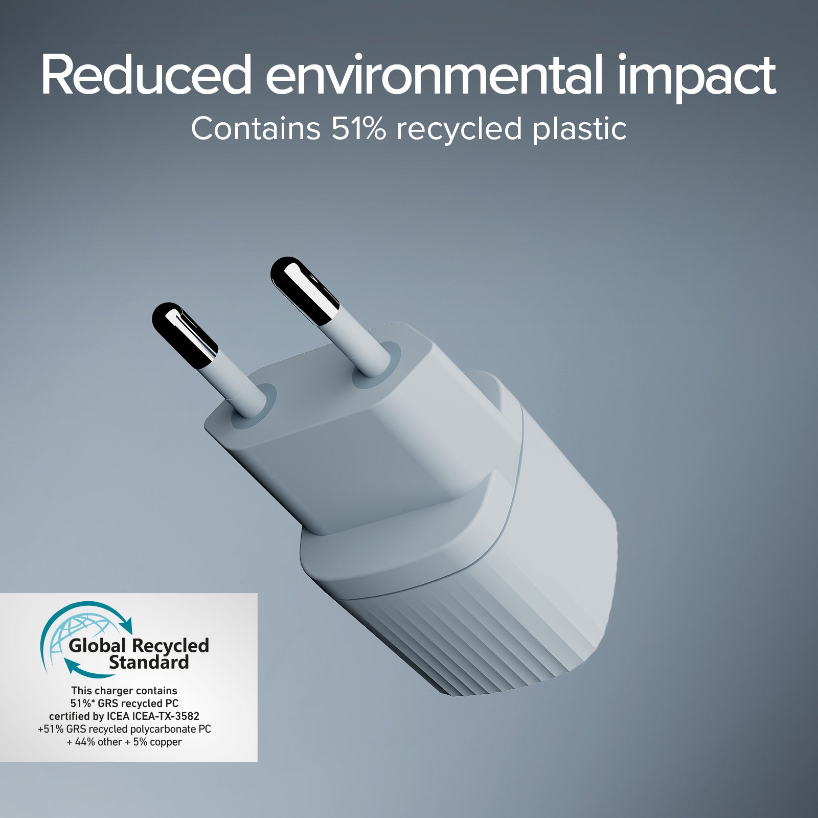 Ladegerät mit GRS-Material