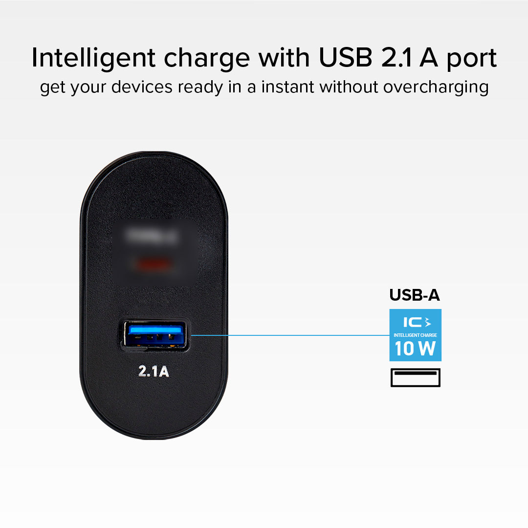 Ladegerät für die Reise, USB - Typ C mit Schnellladefunktion