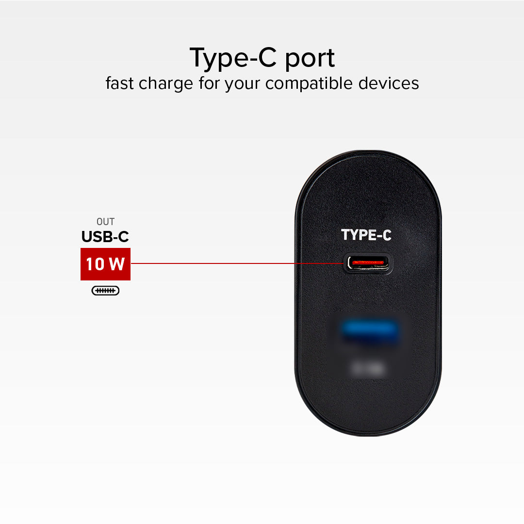 Ladegerät für die Reise, USB - Typ C mit Schnellladefunktion