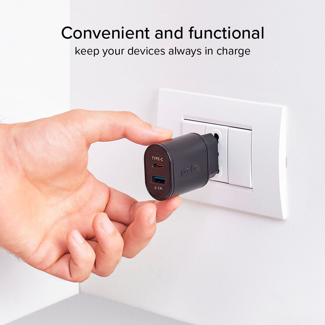 Ladegerät für die Reise, USB - Typ C mit Schnellladefunktion