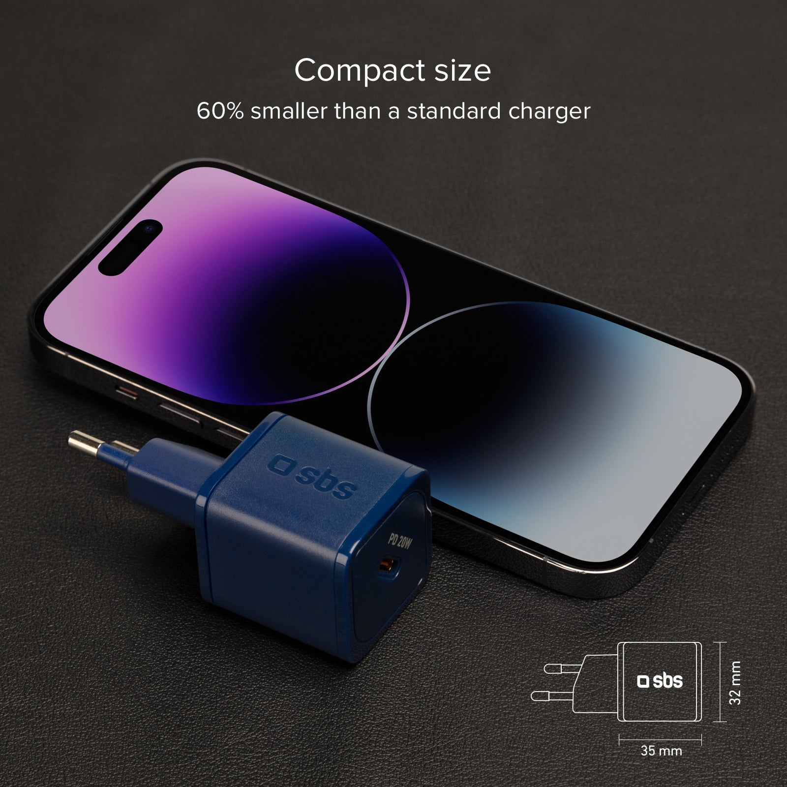 20-W-GaN-Power Delivery-Ultra-Schnellladegerät, geeignet für MacBook Neo