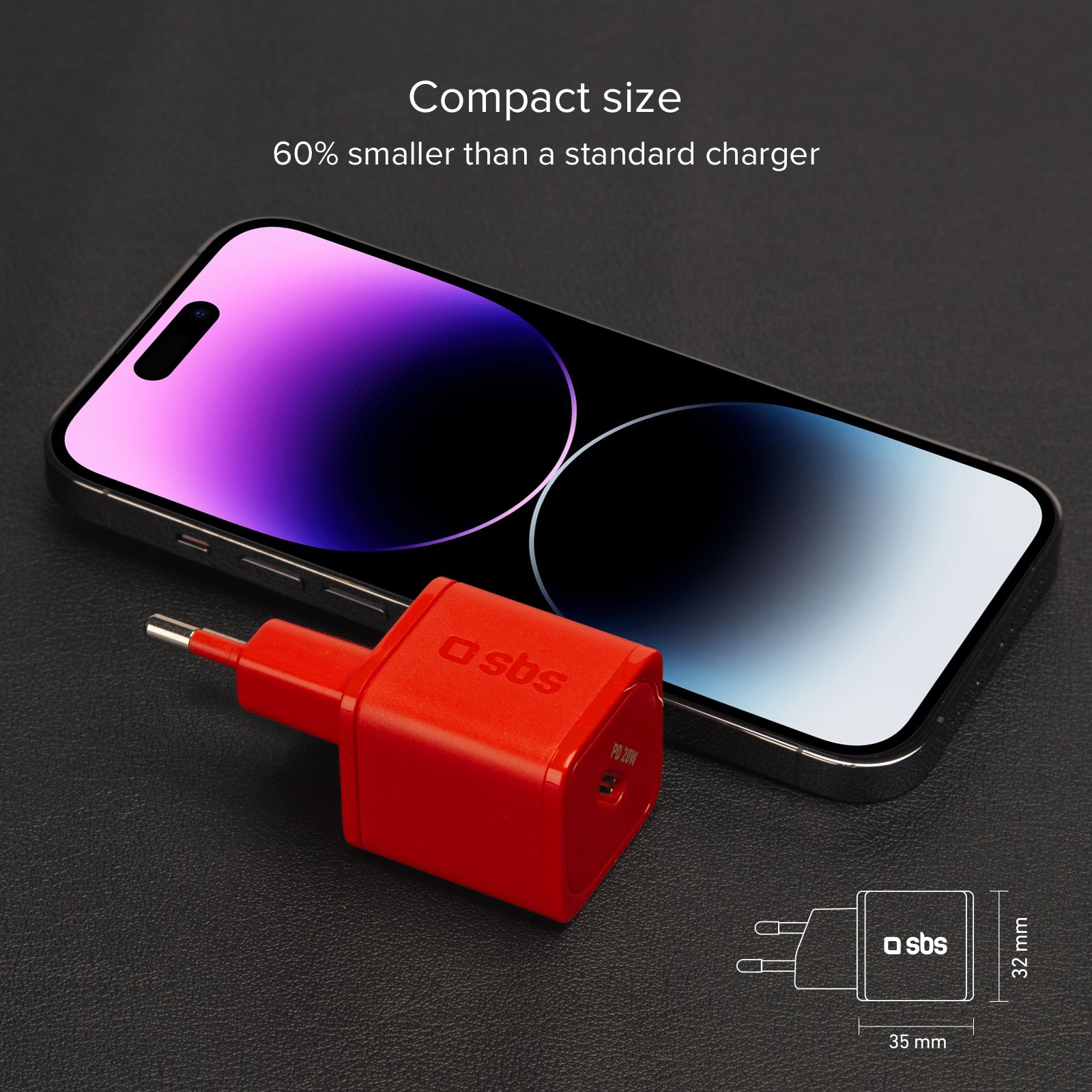 20-W-GaN-Power Delivery-Ultra-Schnellladegerät, geeignet für MacBook Neo