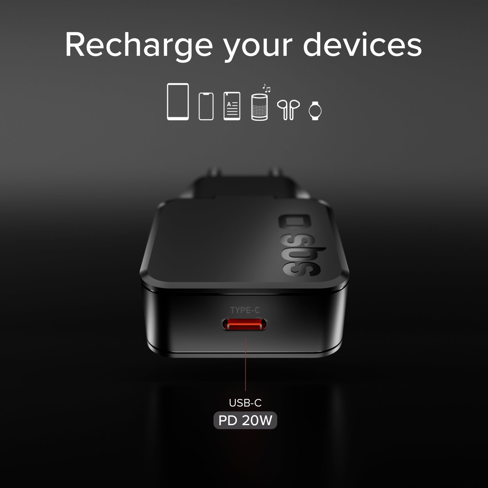 20-W-USB-C-Ultra-Slim-Wandladegerät, geeignet für MacBook Neo