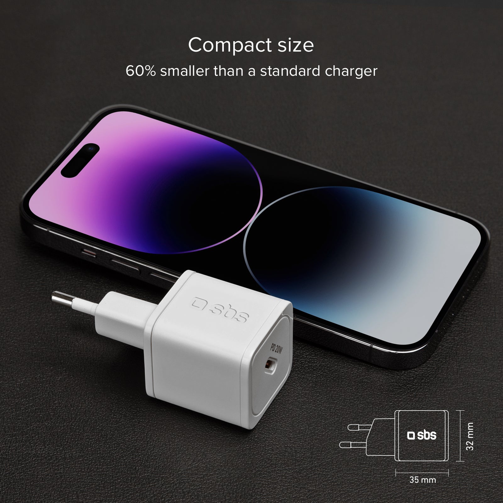 20-W-GaN-Power Delivery-Ultra-Schnellladegerät, geeignet für MacBook Neo