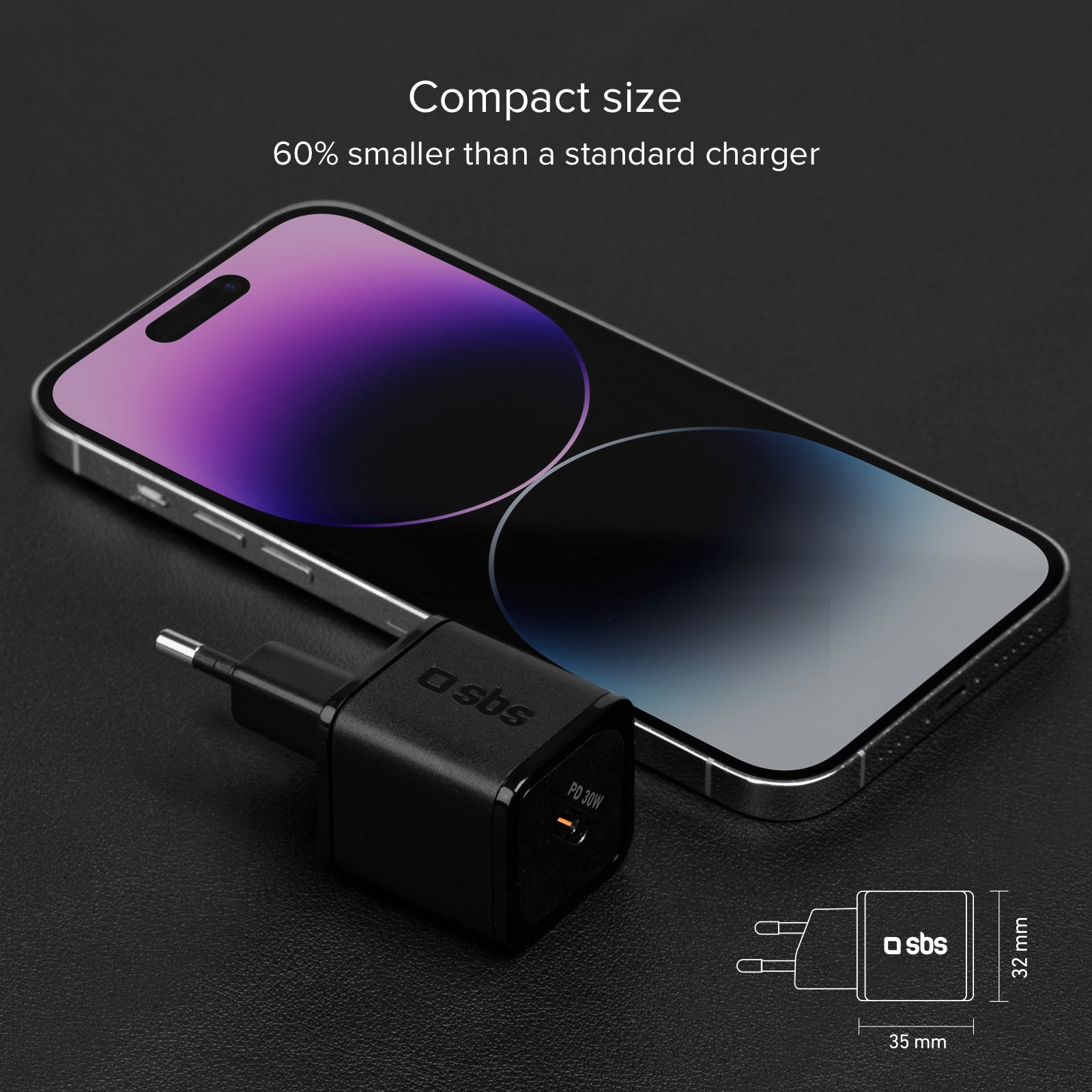 30W Battery GaN Charger - Ultra-fast charge