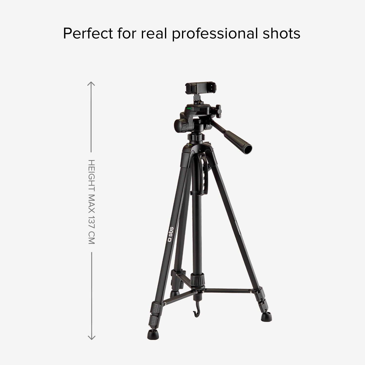 Axis Tripod Pro - Treppiede estensibile per smartphone, Reflex e GoPro