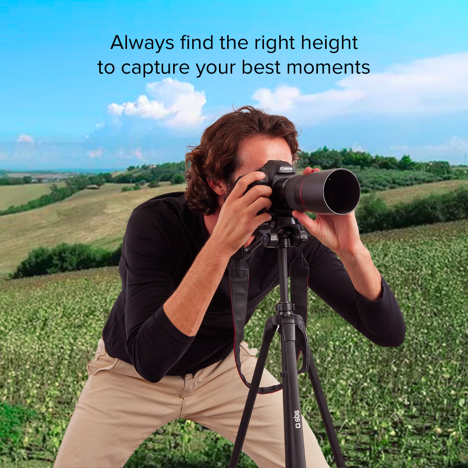 Axis Tripod Pro - Treppiede estensibile per smartphone, Reflex e GoPro