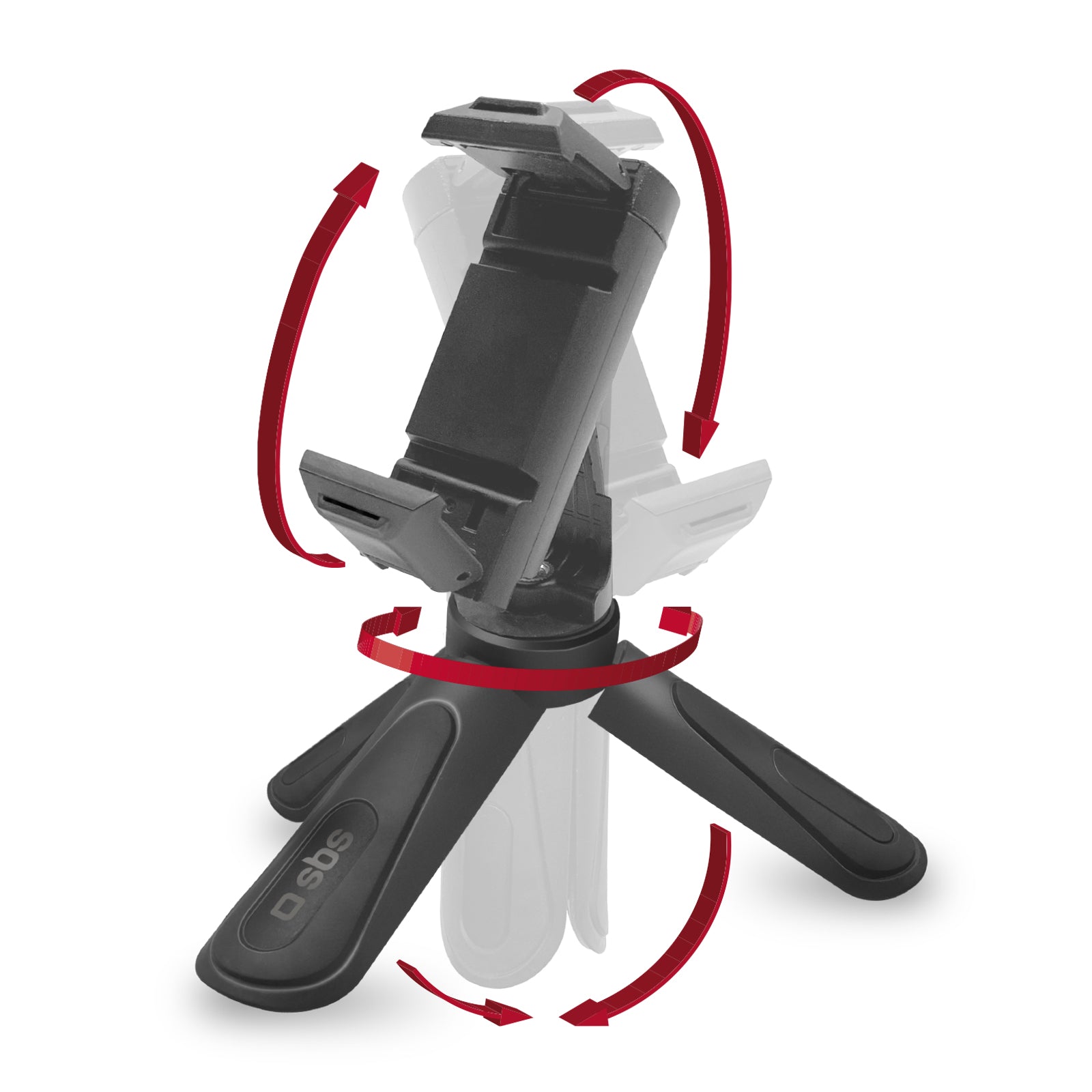 Tripod Pro - Treppiede orientabile con supporto per video e foto