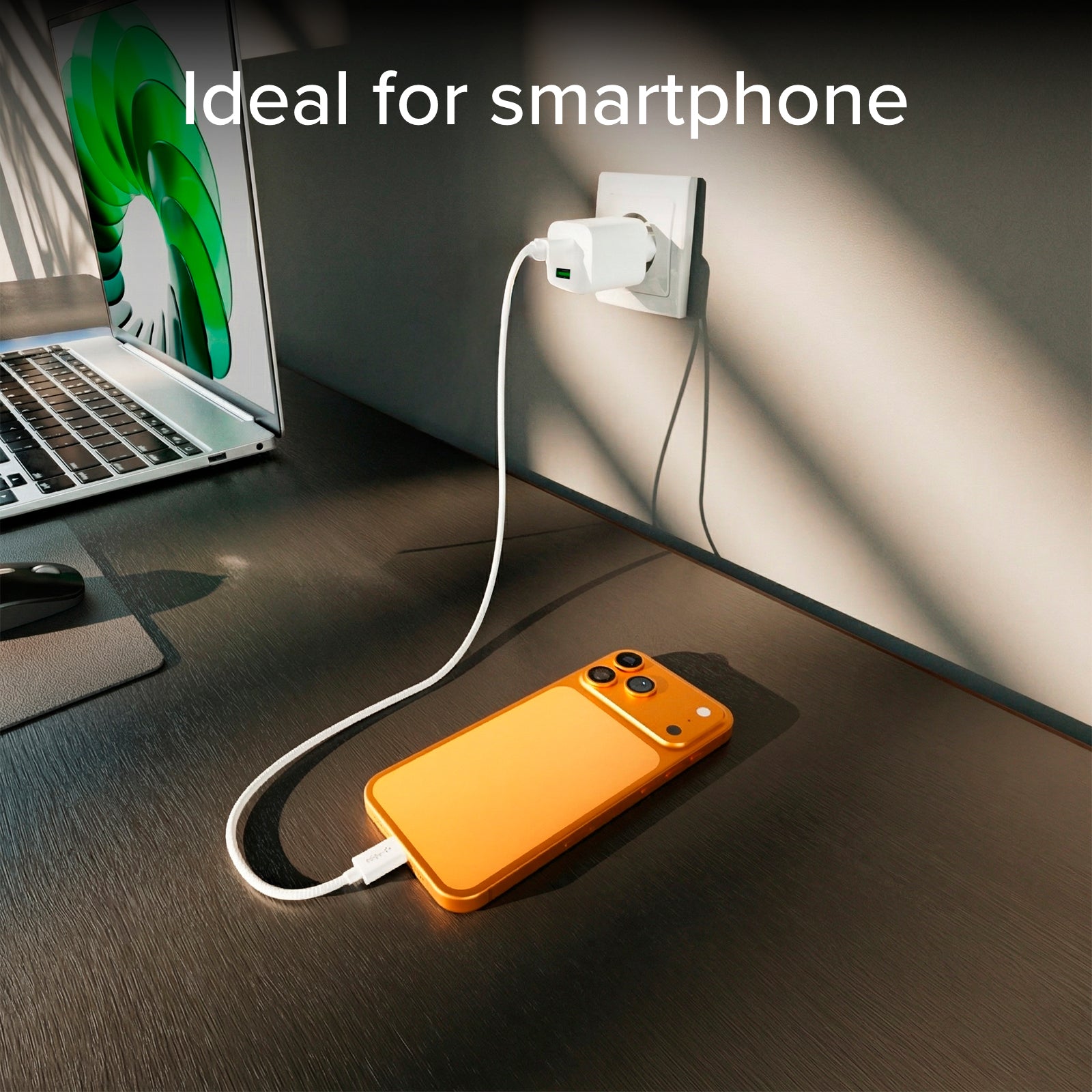 Kit de charge avec chargeur mural 20W GaN Power Delivery et câble USB-C 1,5 m