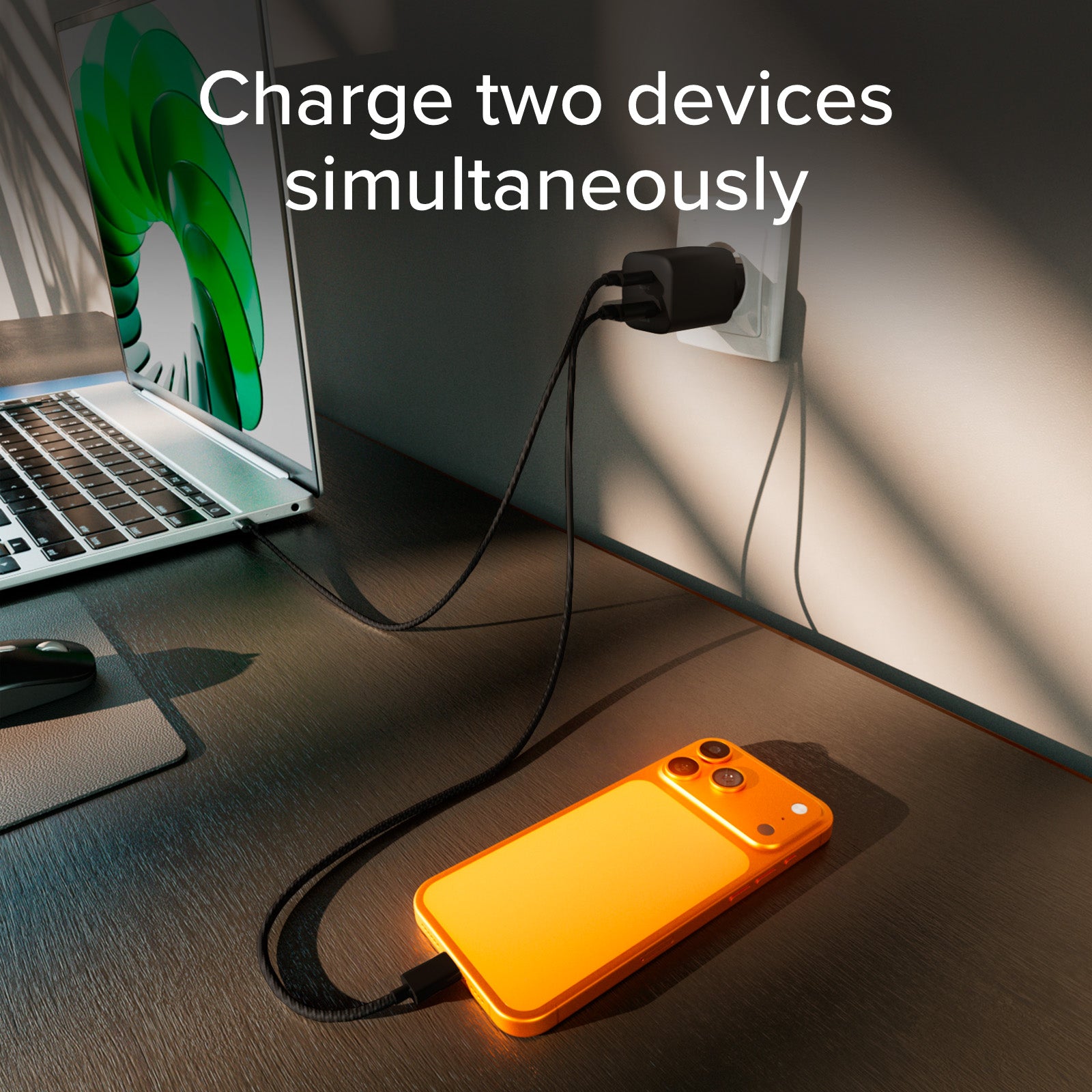 Kit chargeur 65W GaN avec câble USB‑C 1,5 m