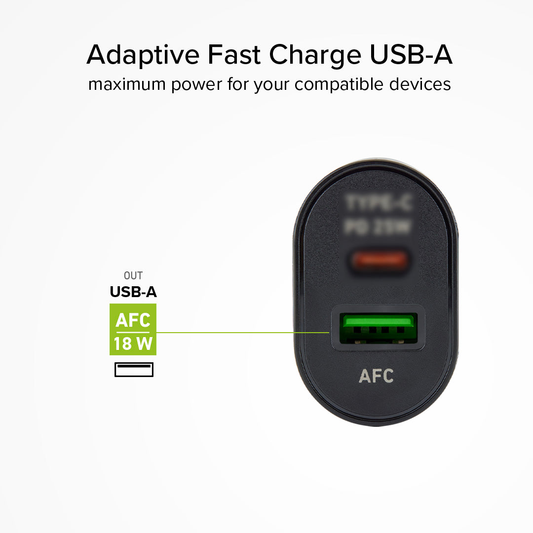 Caricatore caricabatterie 25 Watt - Ricarica ultra rapida e uscita USB-C