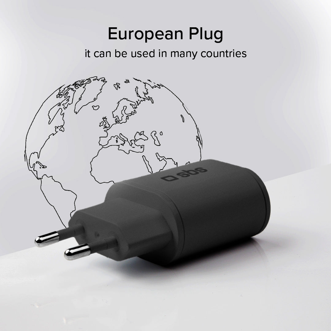 Caricatore caricabatterie 25 Watt - Ricarica ultra rapida e uscita USB-C