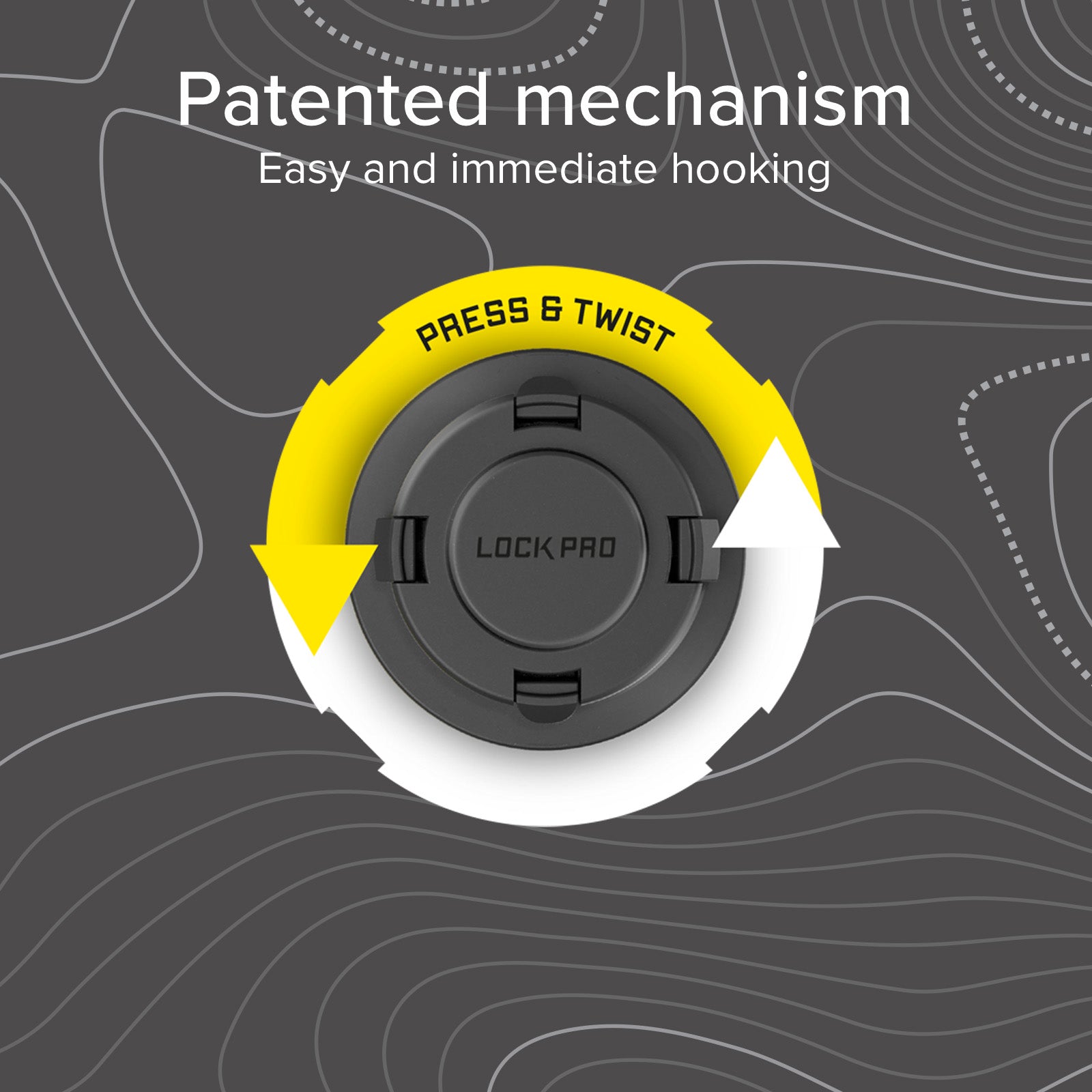 Car holder for air vents with LockPro locking system