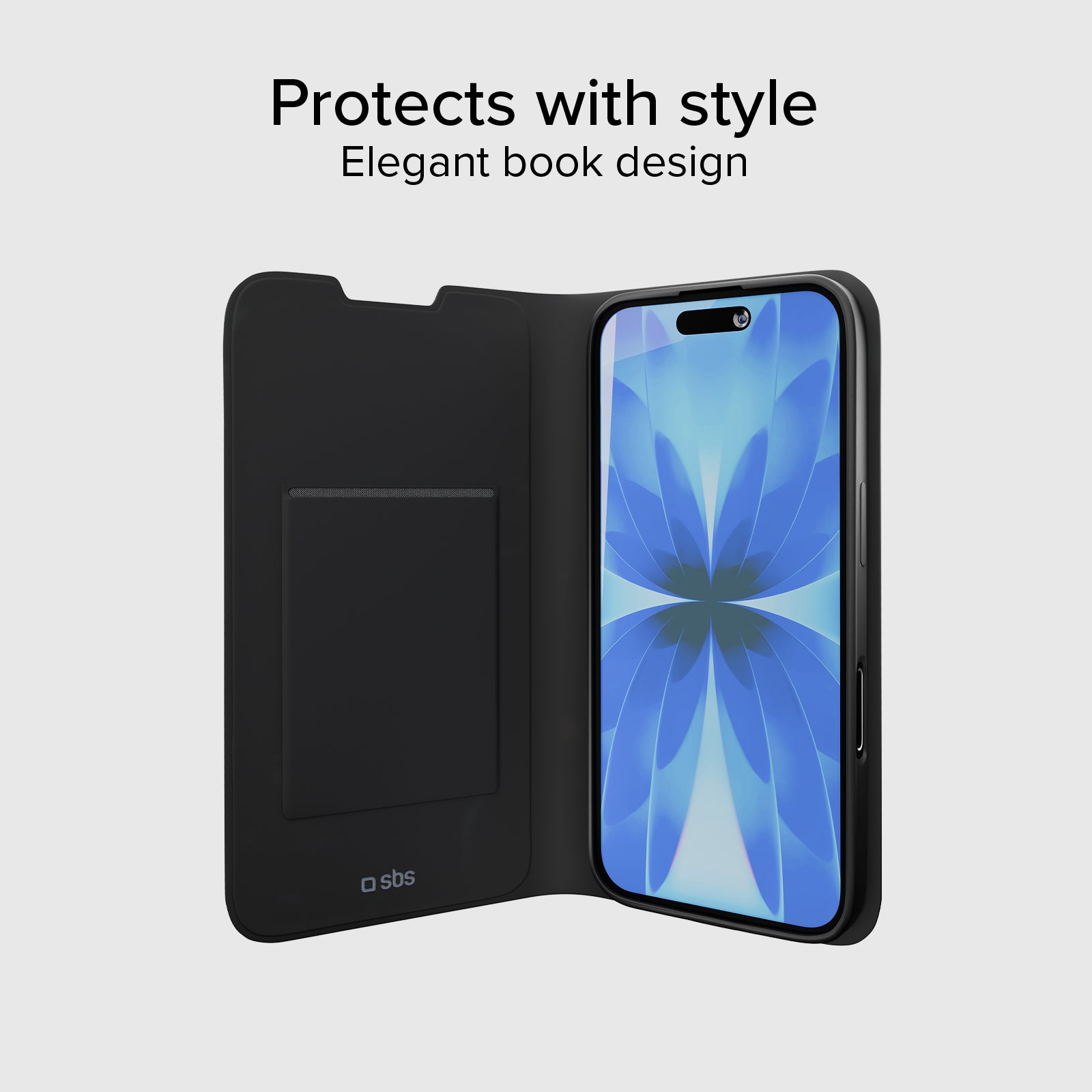 Custodia a libro con supporto stand per iPhone 17