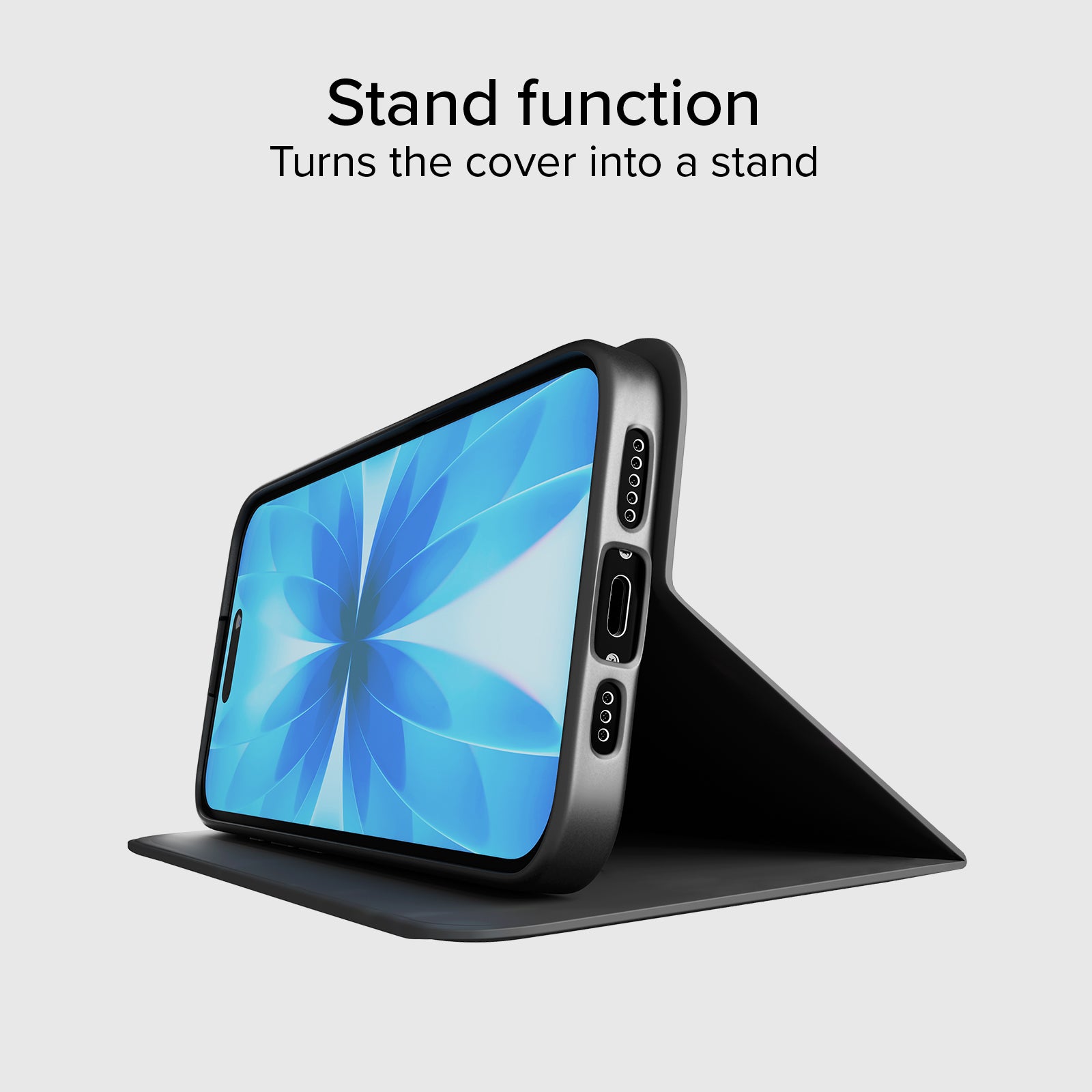 Étui portefeuille avec support pour iPhone 17